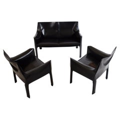 Mario Bellini CAB 414 Lounge Chairs & Settee by Mario Bellini for Cassina