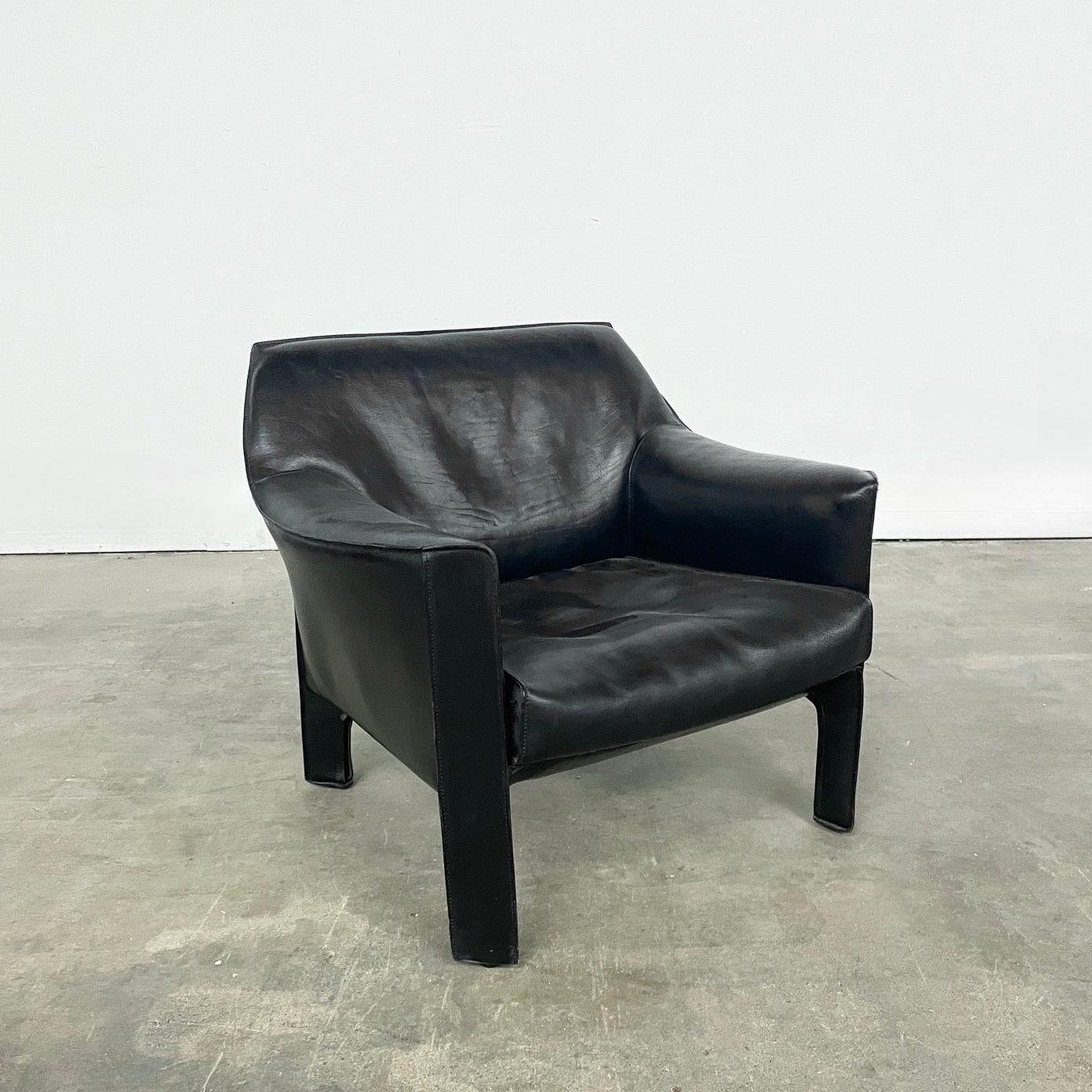 Mario Bellini Sedia da salotto Cab 415 per Cassina, Italia circa anni '80 In condizioni buone a Skokie, IL