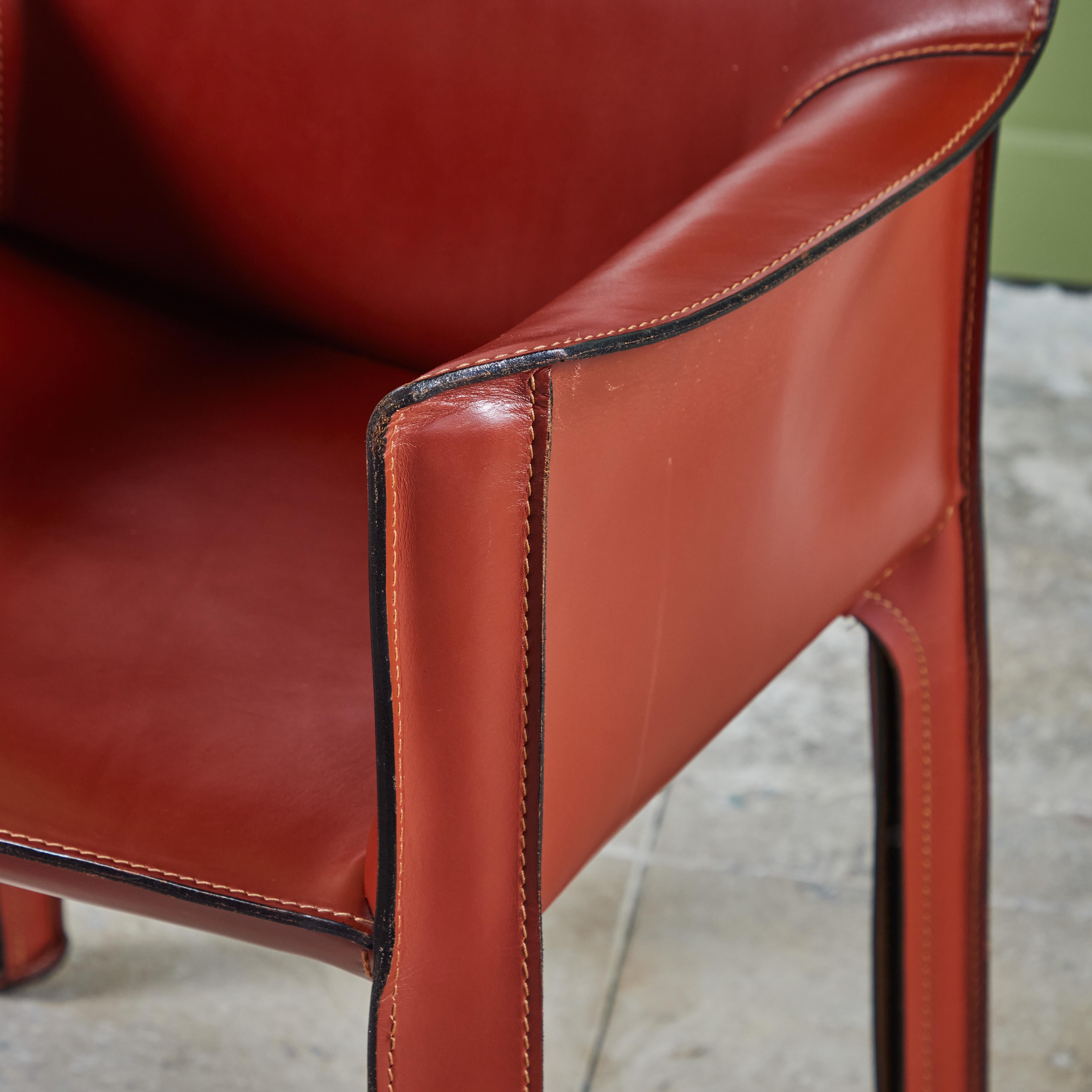 Mario Bellini Cab Arm Chair for Cassina For Sale 5