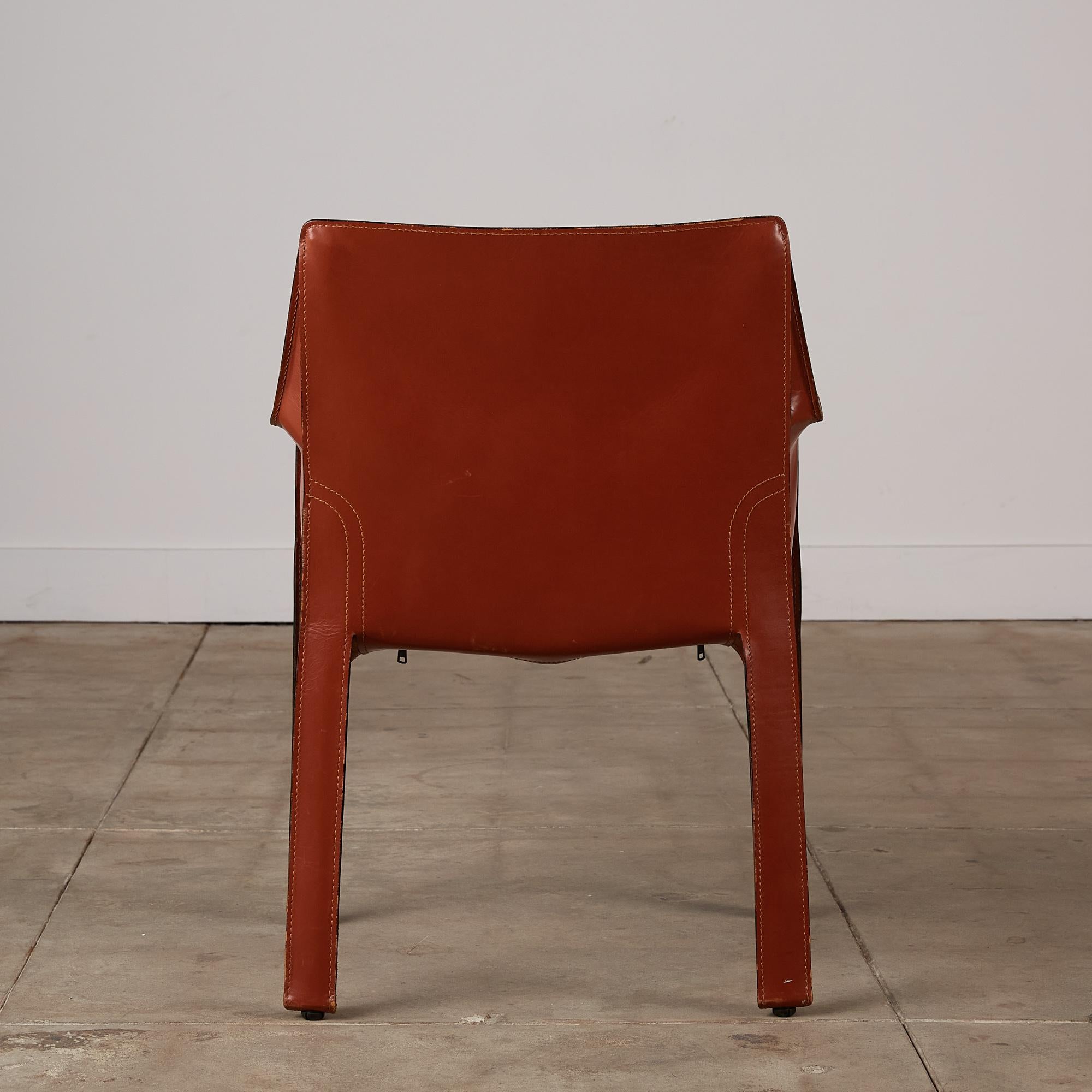 Late 20th Century Mario Bellini Cab Arm Chair for Cassina