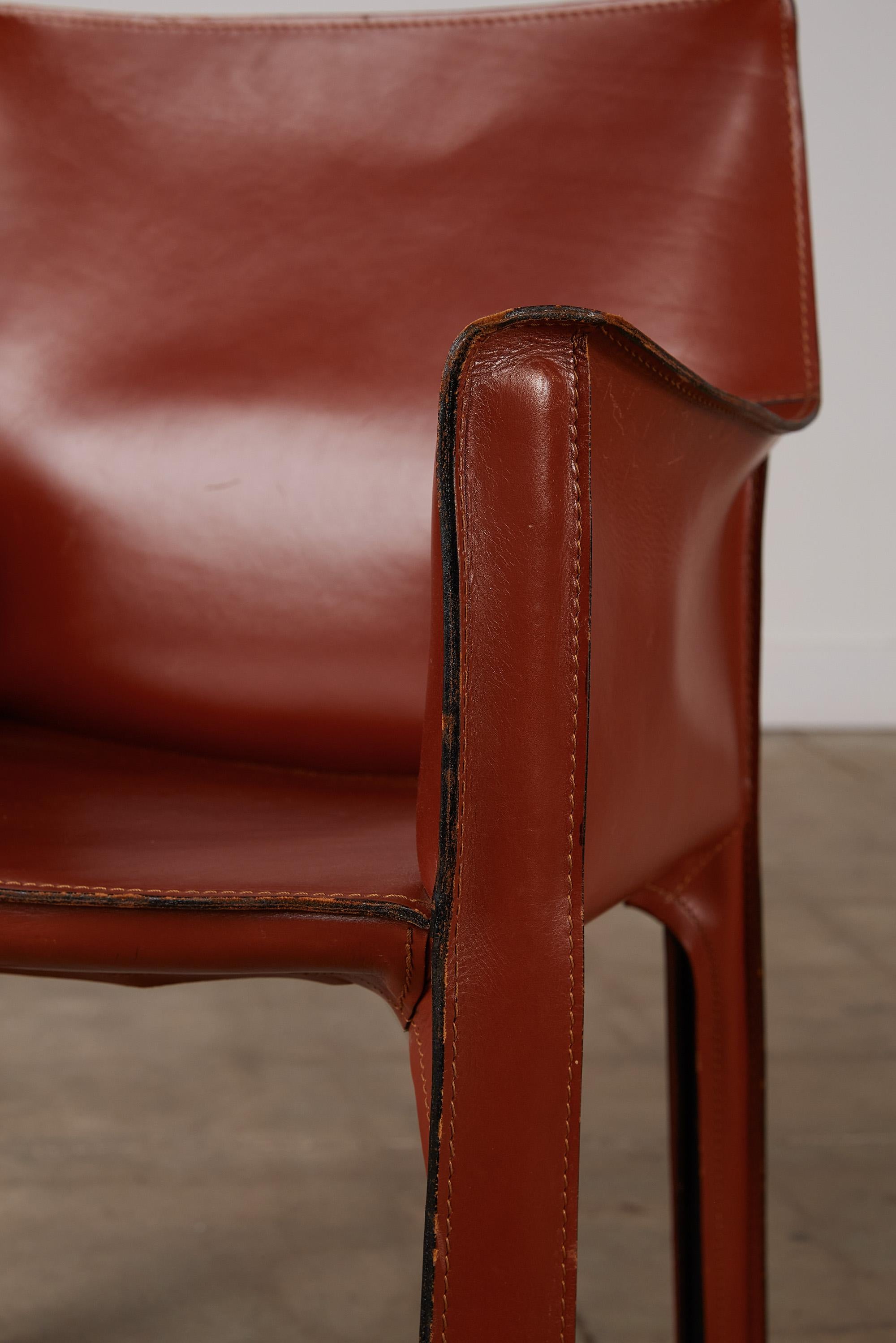 Mario Bellini Cab Arm Chair for Cassina 1