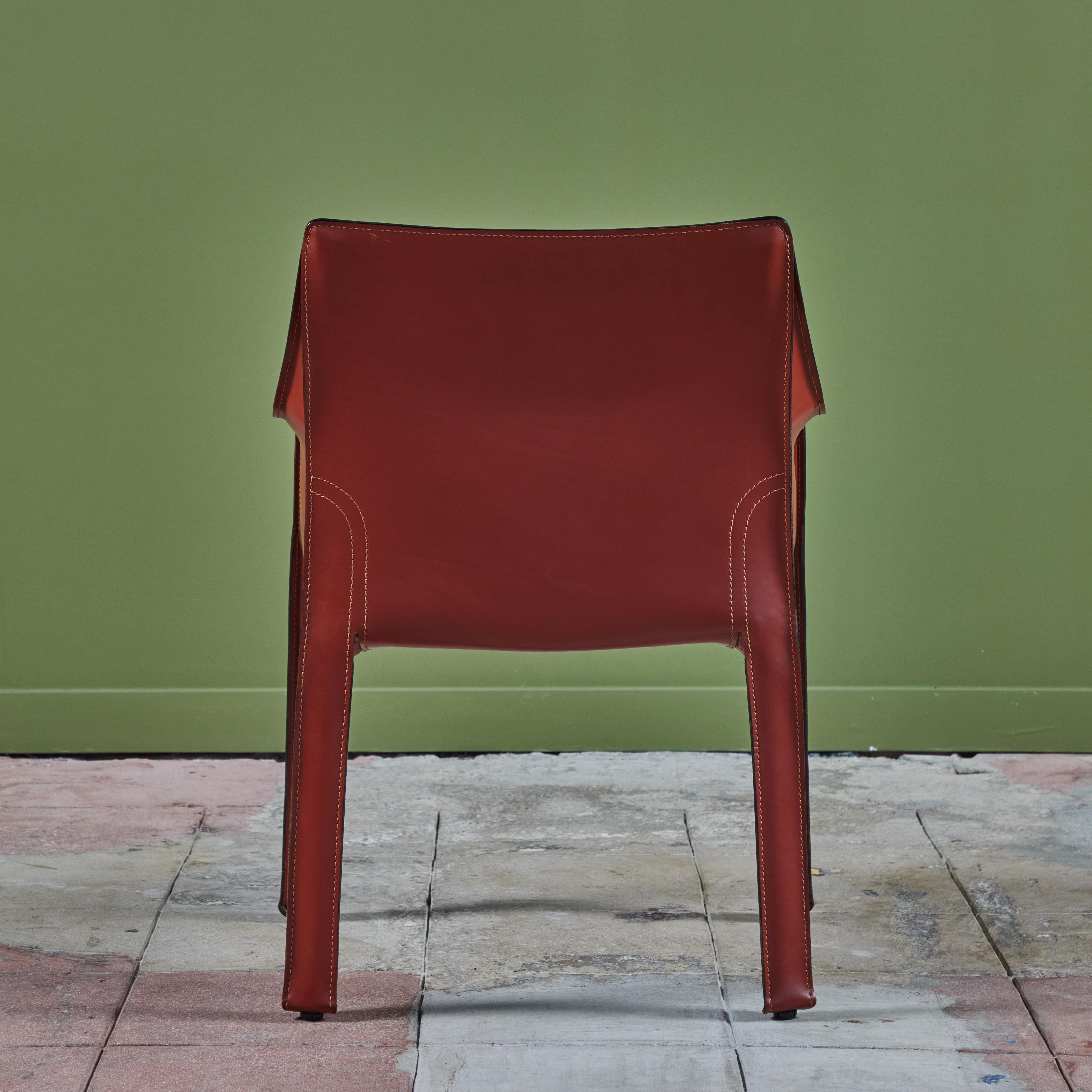 Mario Bellini Cab Arm Chair for Cassina For Sale 2