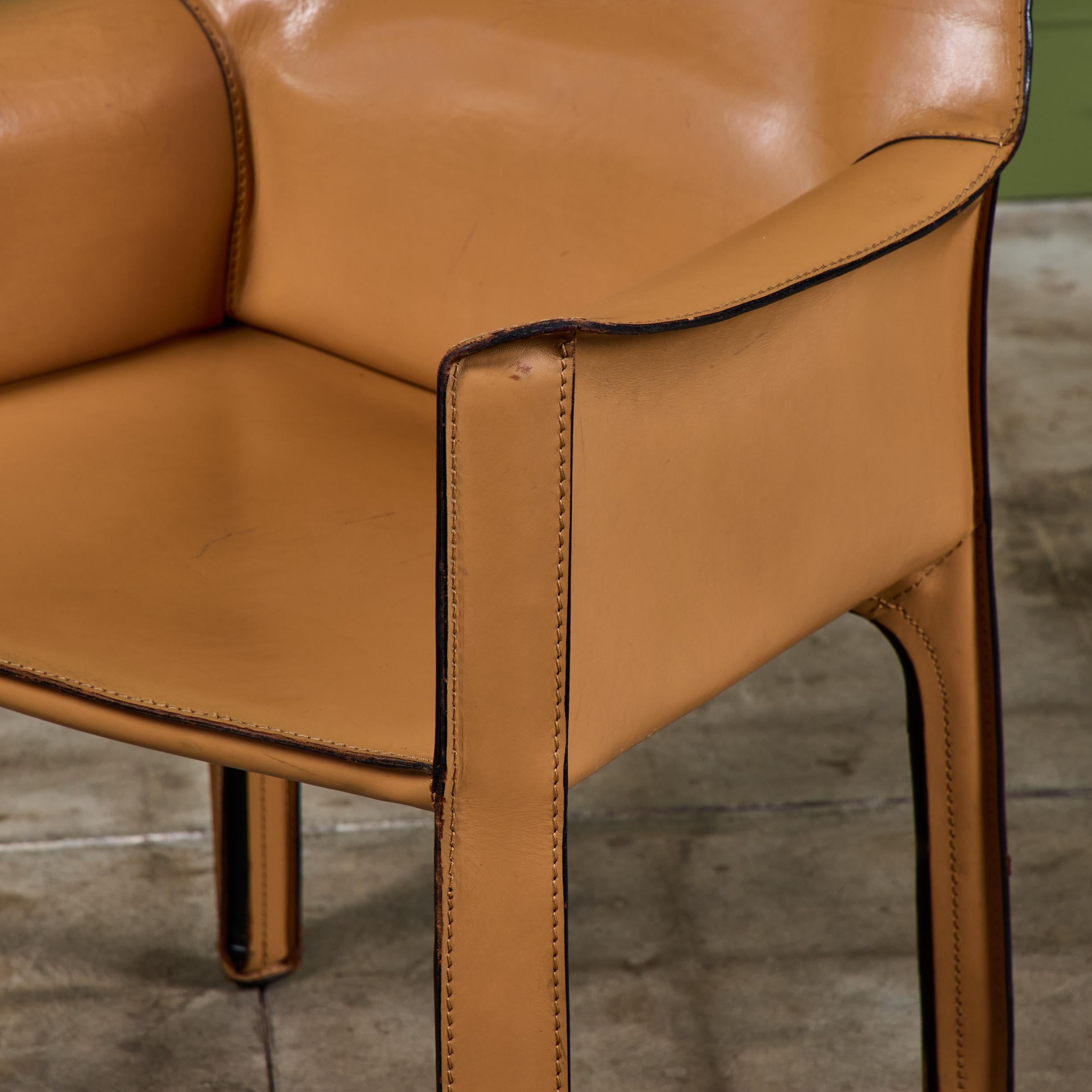 Mario Bellini: Cab-Sessel für Cassina im Angebot 3