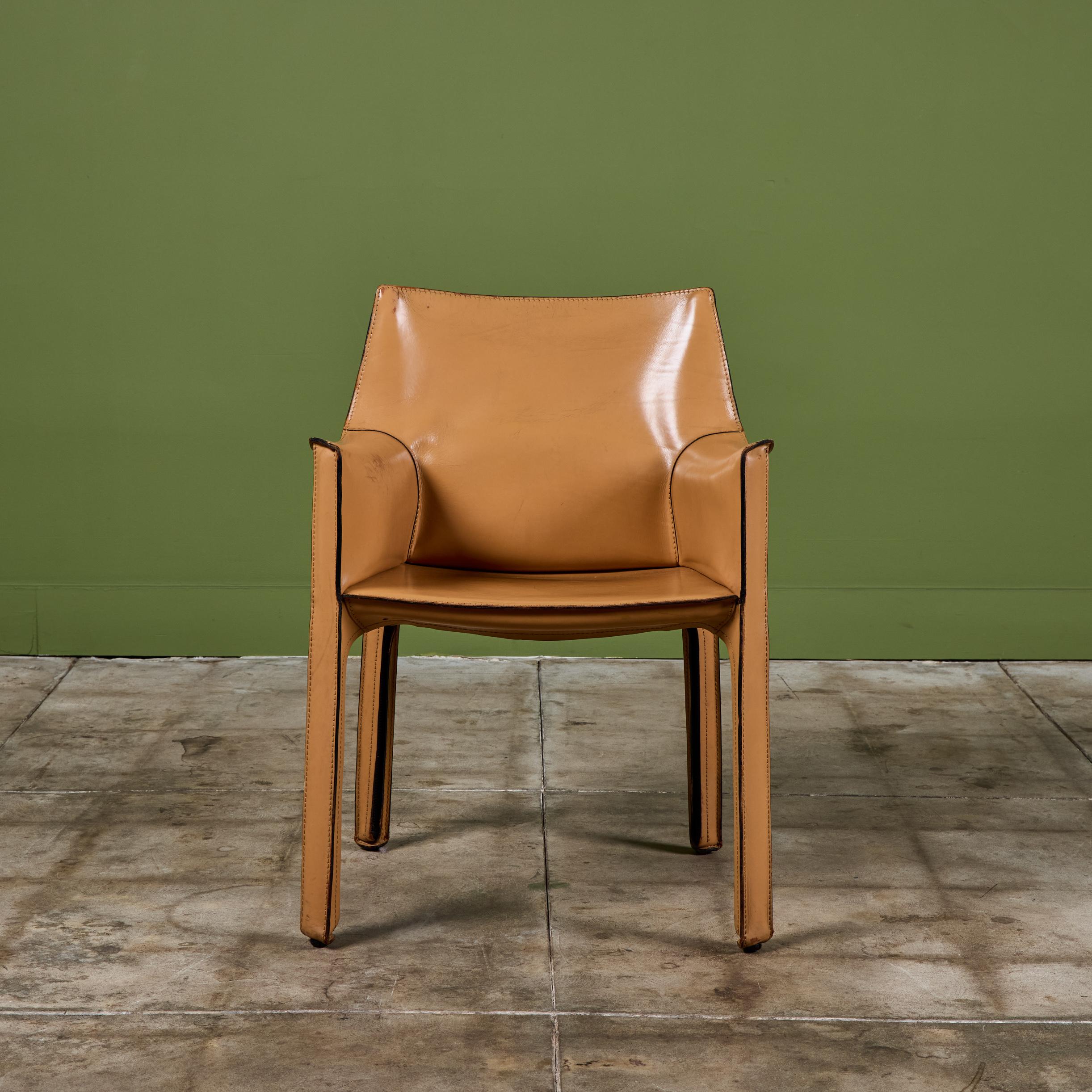 Mario Bellini: Cab-Sessel für Cassina (Moderne der Mitte des Jahrhunderts) im Angebot