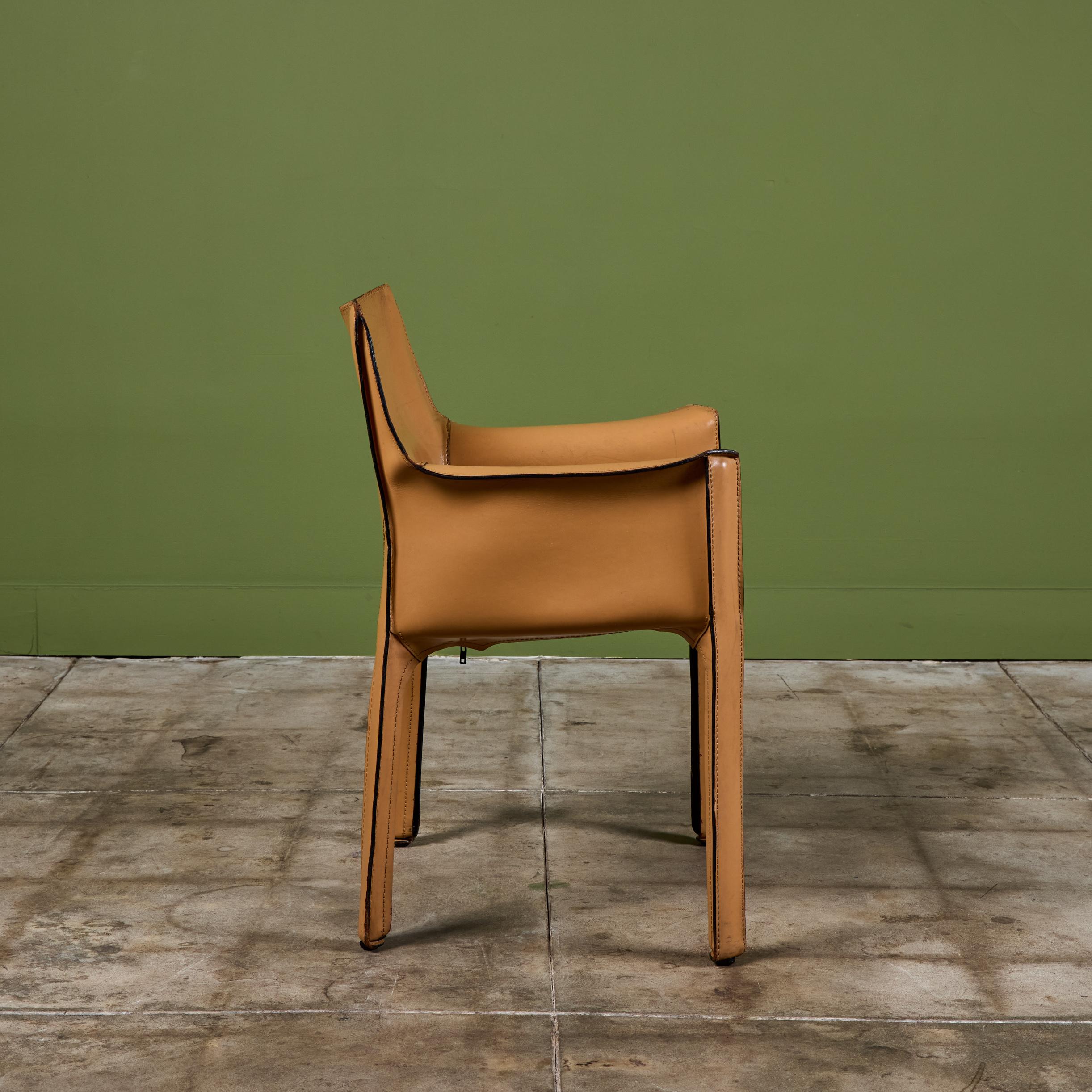 Mario Bellini: Cab-Sessel für Cassina (Italienisch) im Angebot