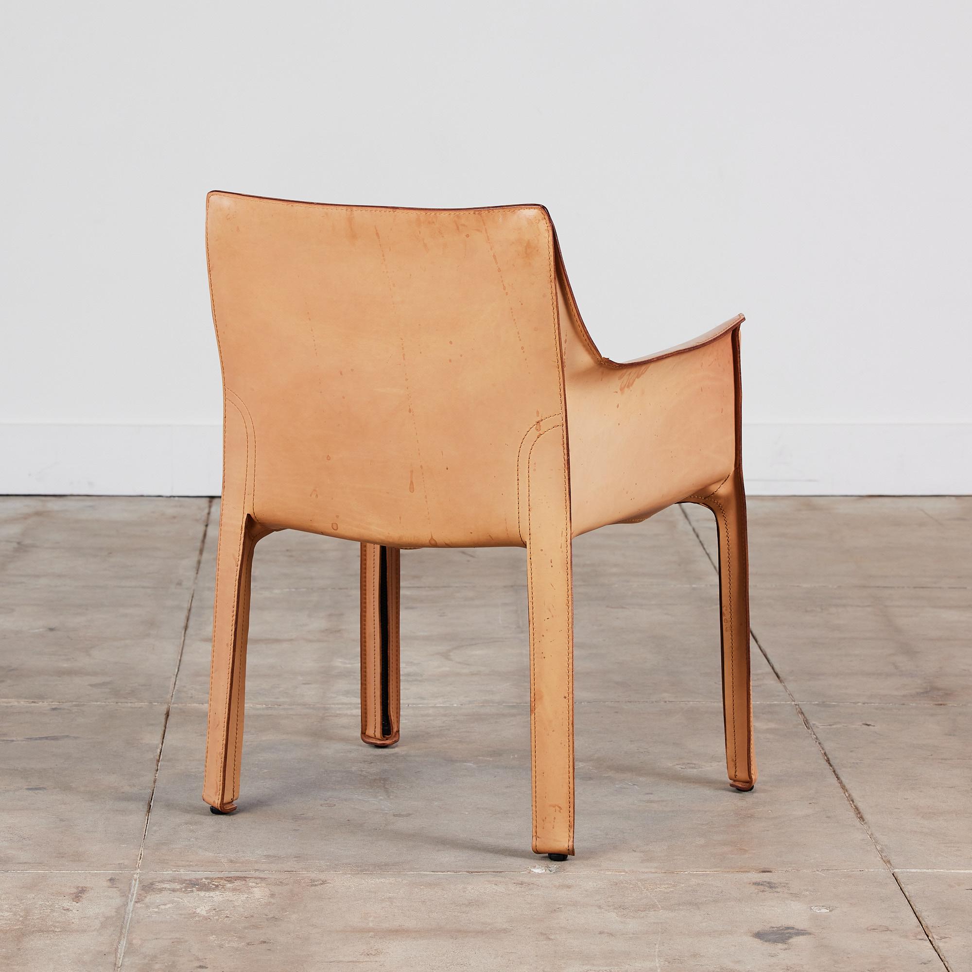 Late 20th Century Mario Bellini Cab Armchair for Cassina