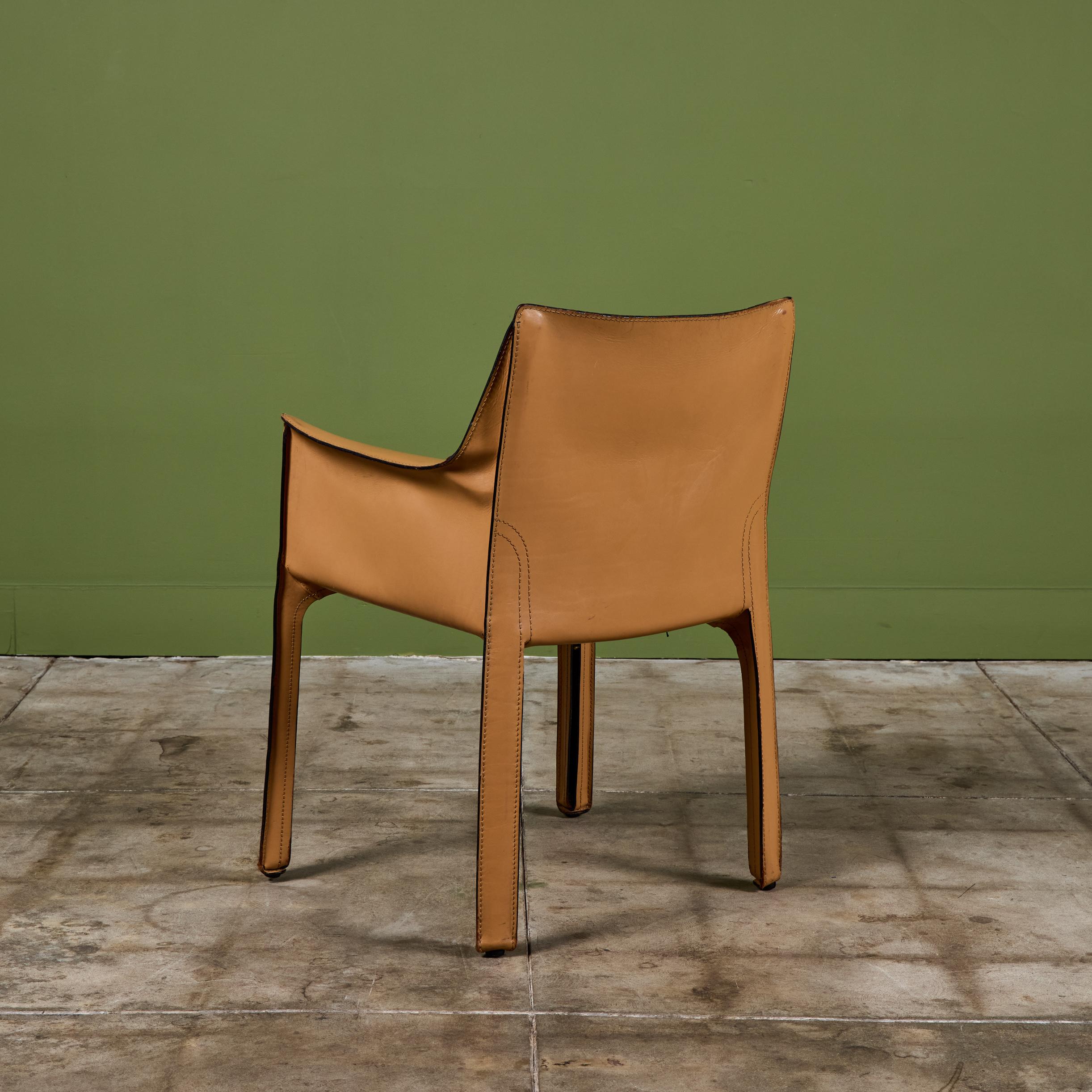 Mario Bellini: Cab-Sessel für Cassina (Stahl) im Angebot