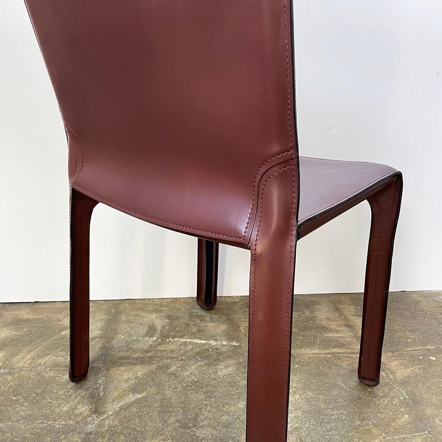 Leather Mario Bellini Cab Chair