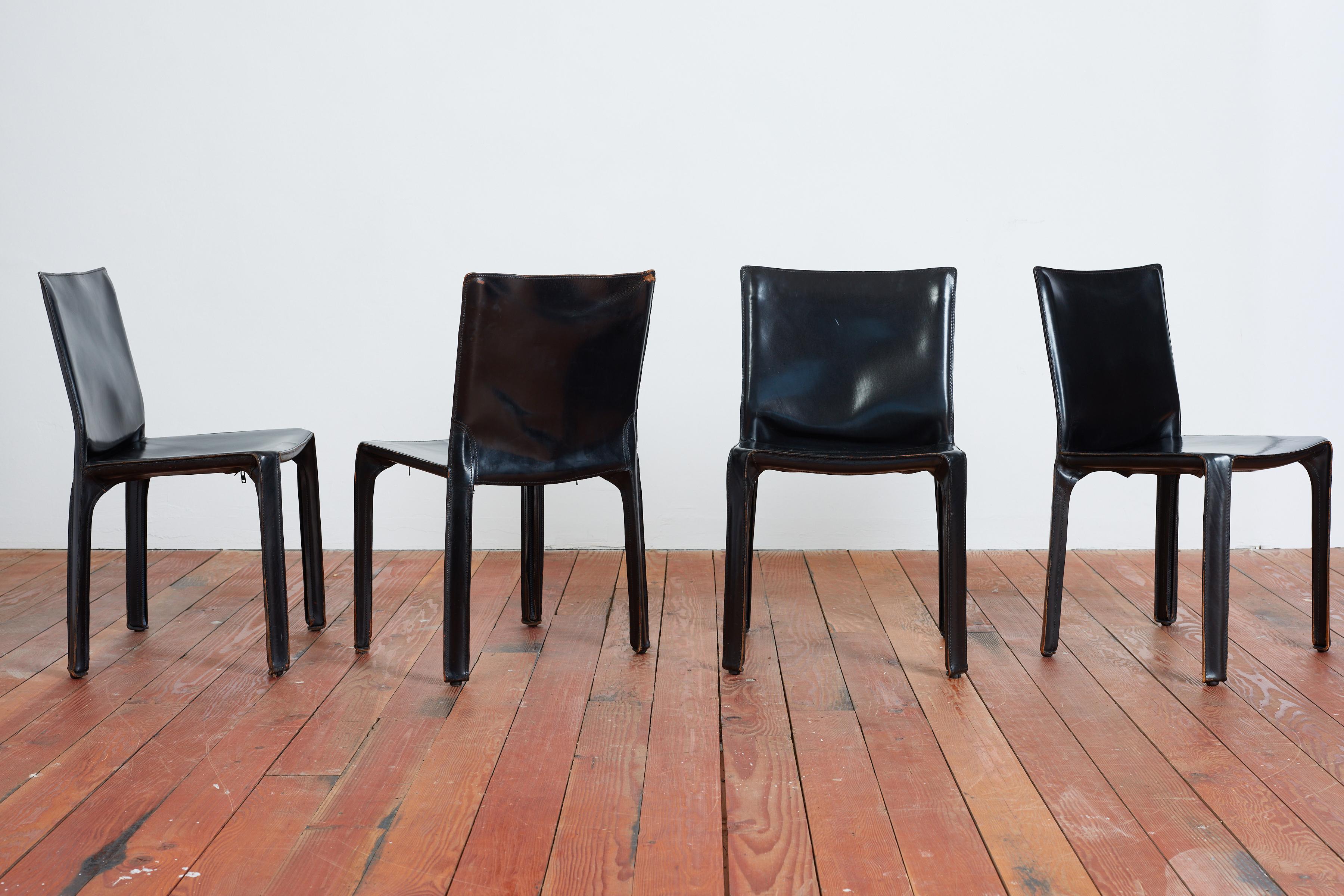 Mario Bellini „Cab“-Stühle (Italienisch) im Angebot