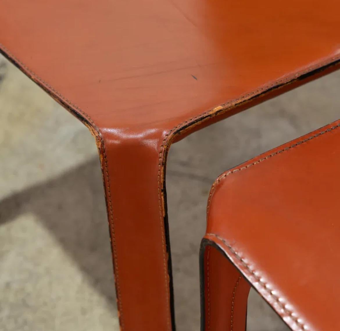 Mid-Century Modern Mario Bellini Cab Chairs