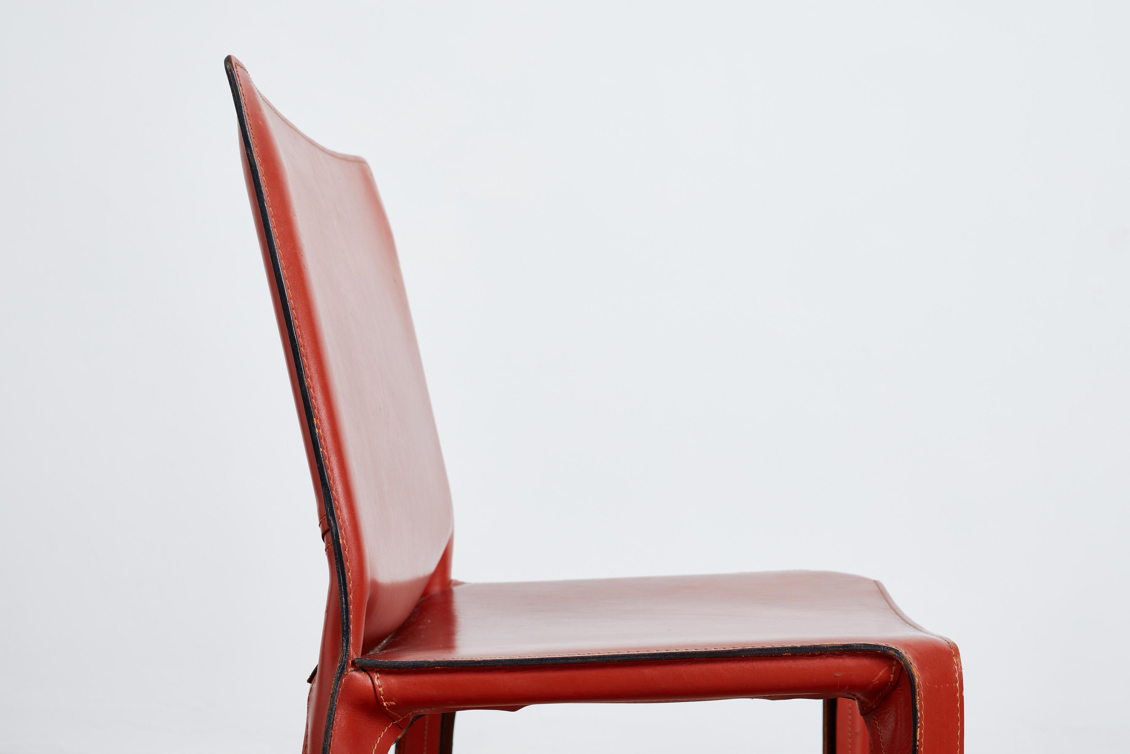 Mario Bellini „Cab“-Stühle  im Angebot 3