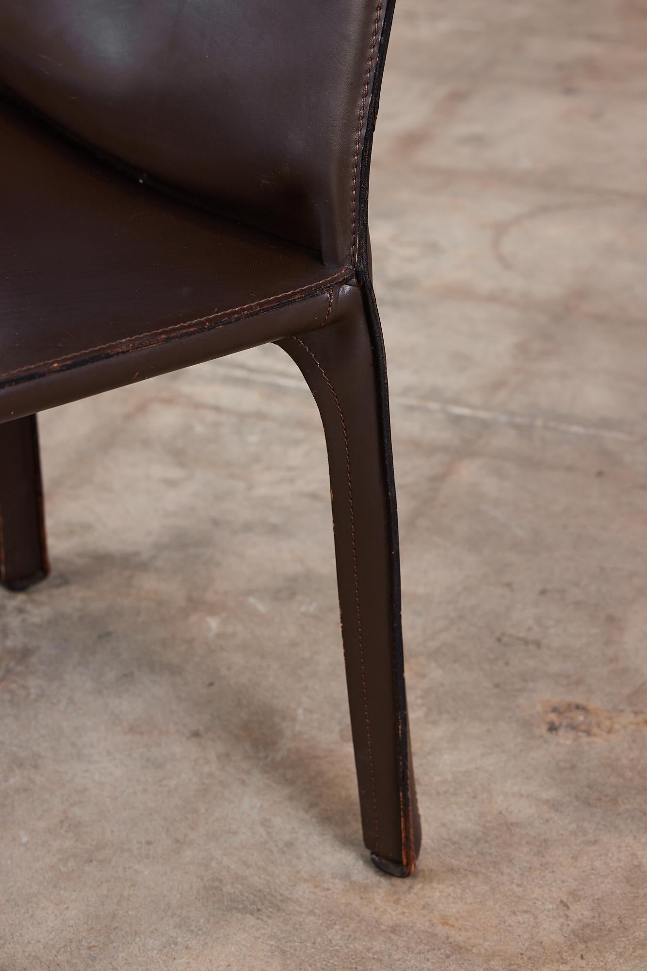 Mario Bellini Cab Dining Side Chair for Cassina 1