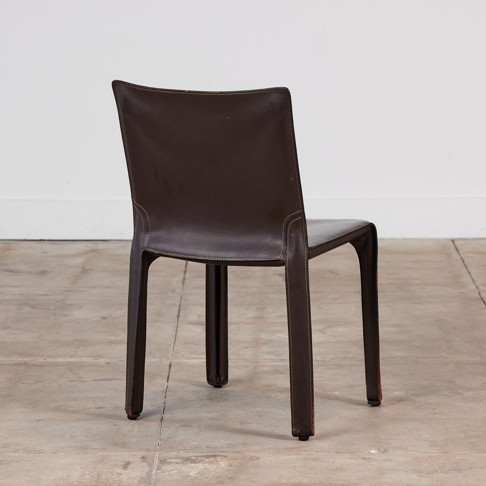 Mario Bellini Cab Dining Side Chair for Cassina In Excellent Condition In Los Angeles, CA