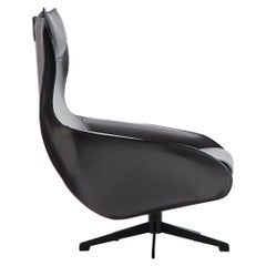 Mario Bellini 'Cab' Lounge Chair, Tubular Steel and Leather by Cassina