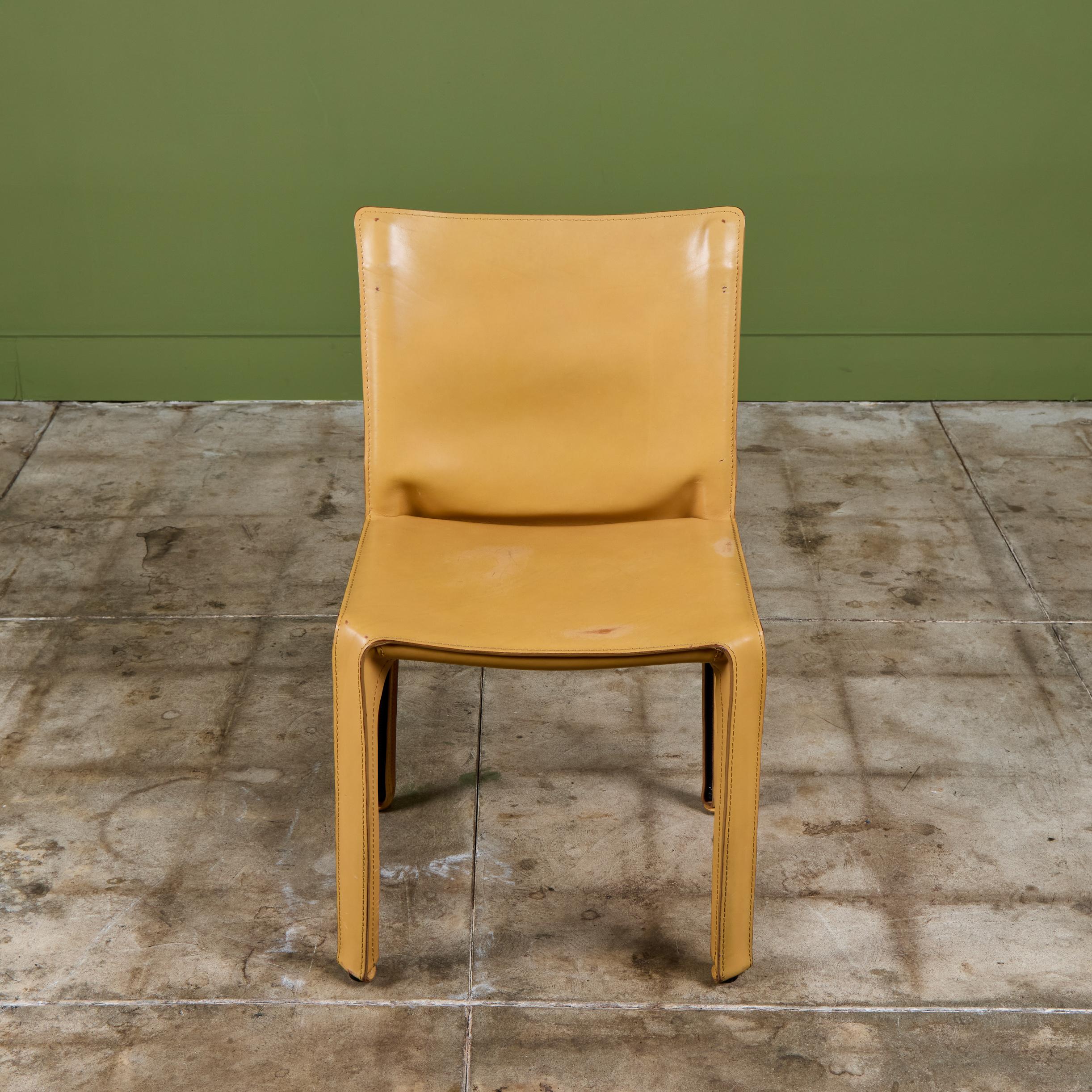 Mario Bellini Cab Side Dining Chair for Cassina For Sale 3