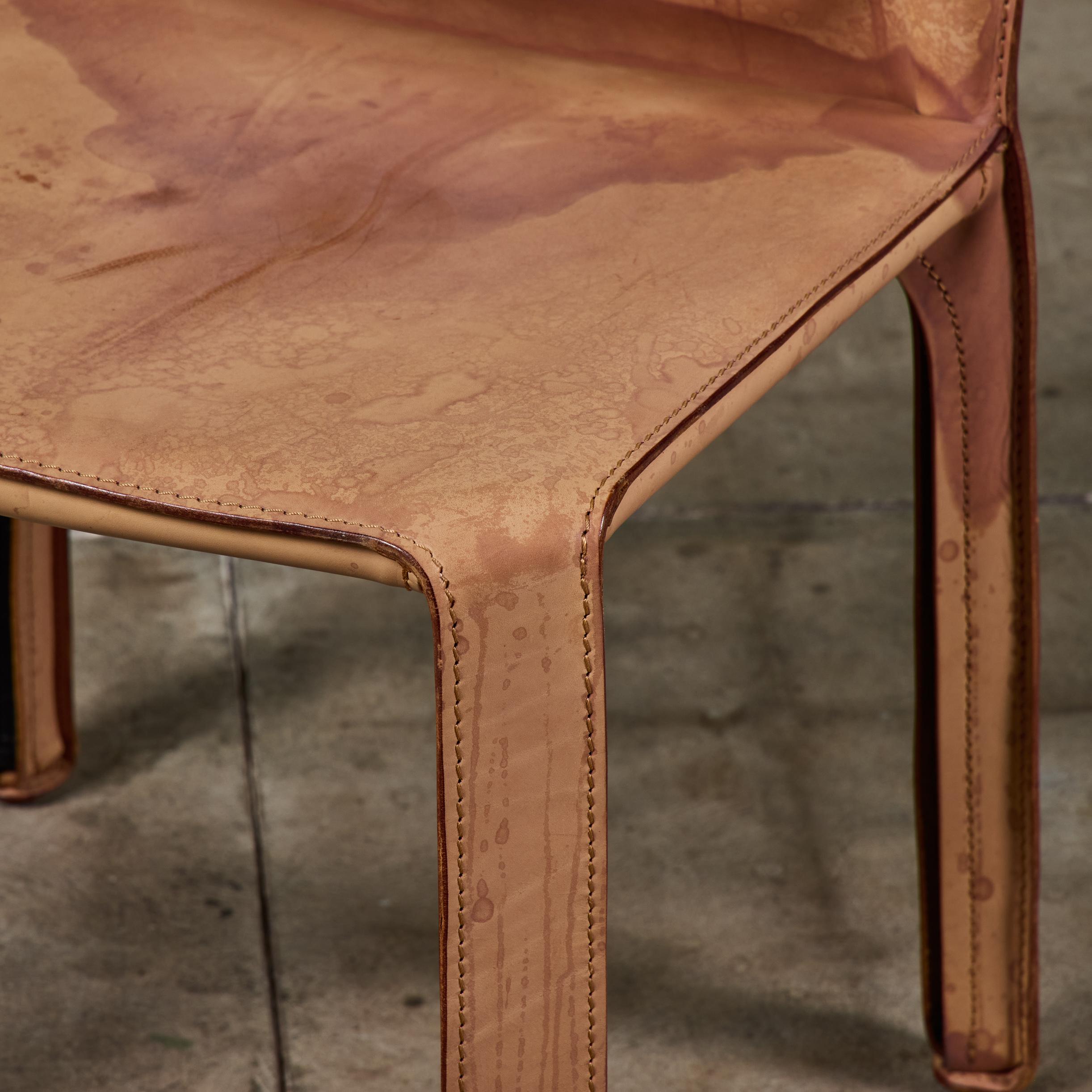 Mario Bellini Cab Beistell-Esszimmerstuhl für Cassina im Angebot 4