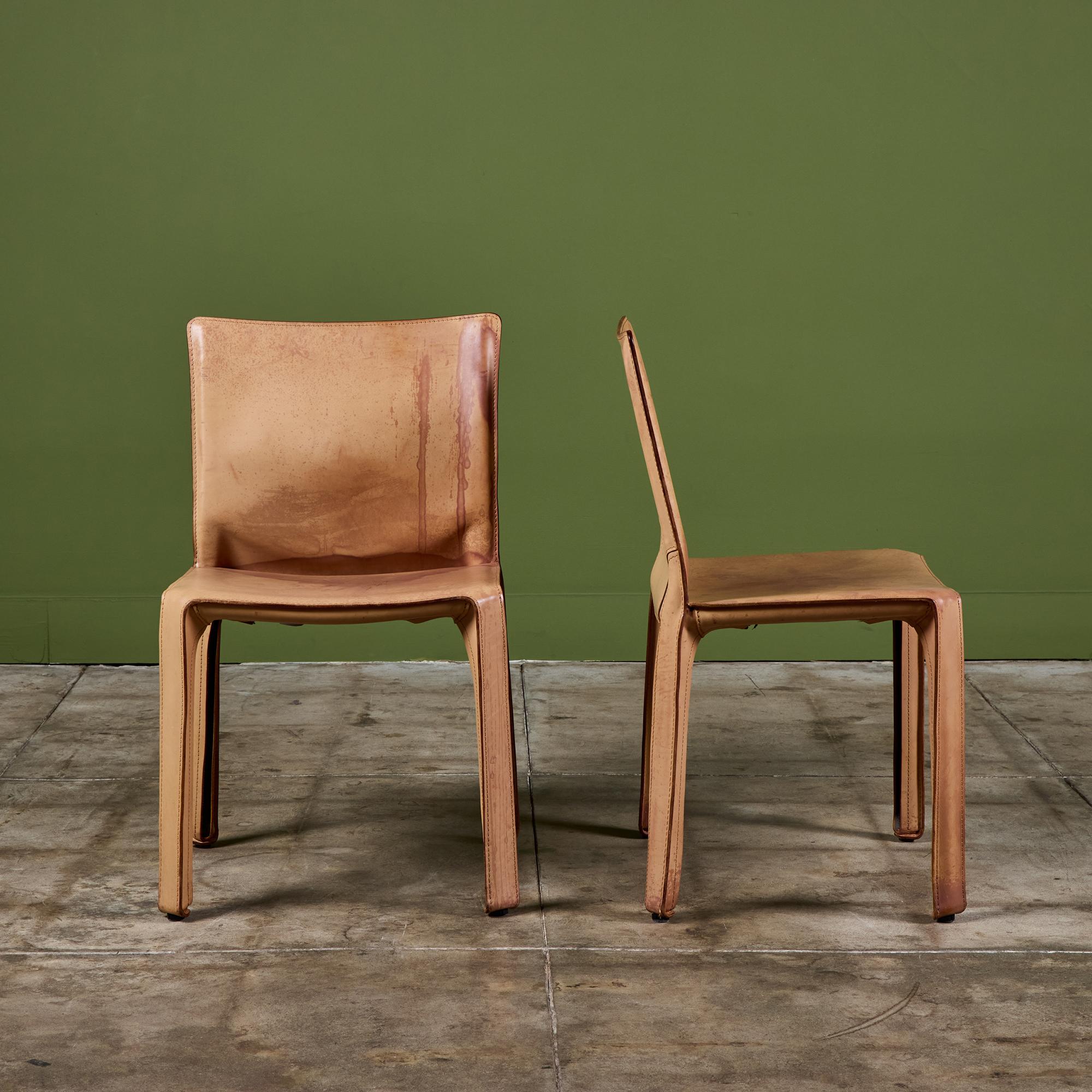 Mario Bellini Cab Beistell-Esszimmerstuhl für Cassina im Angebot 7