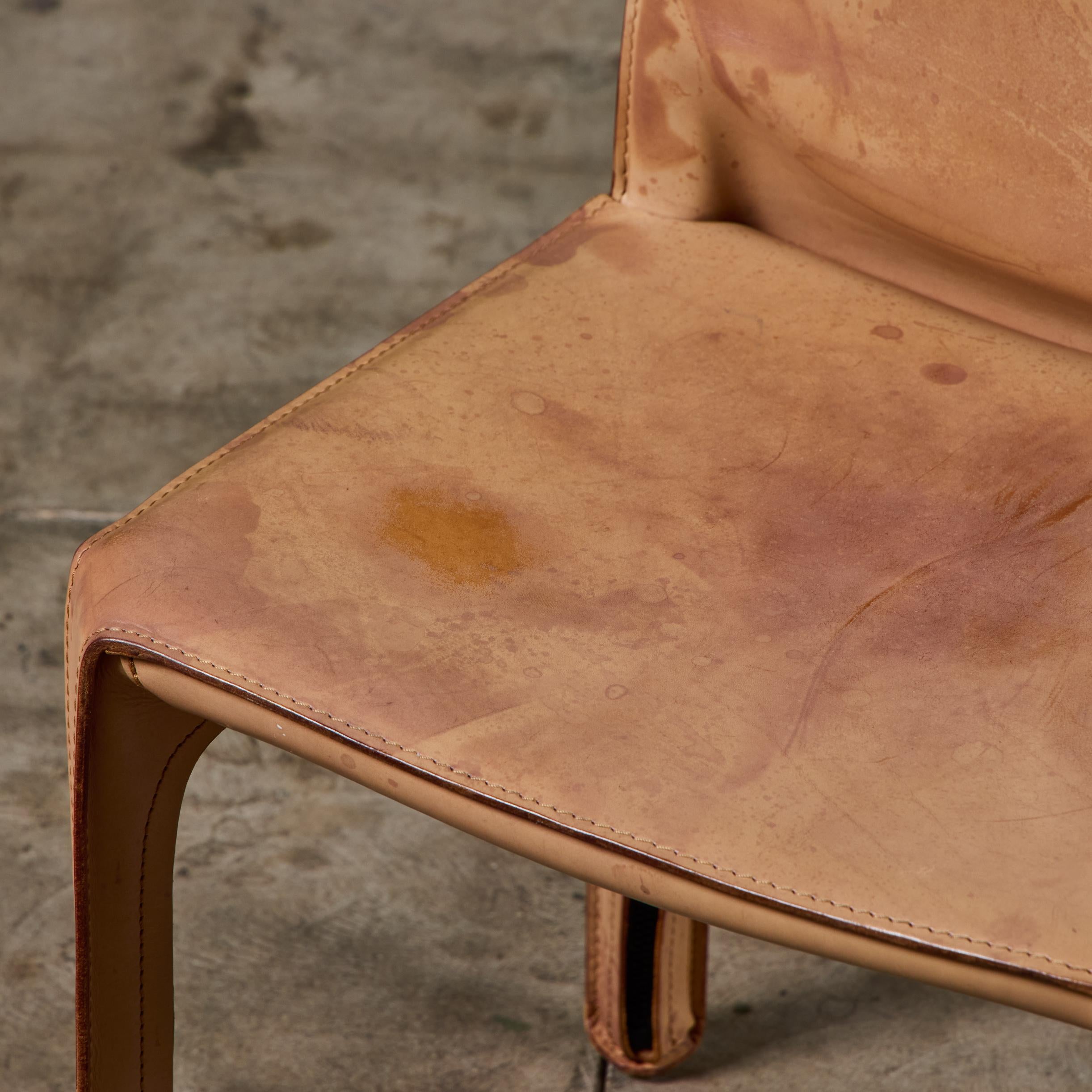 Mario Bellini Cab Beistell-Esszimmerstuhl für Cassina im Angebot 9