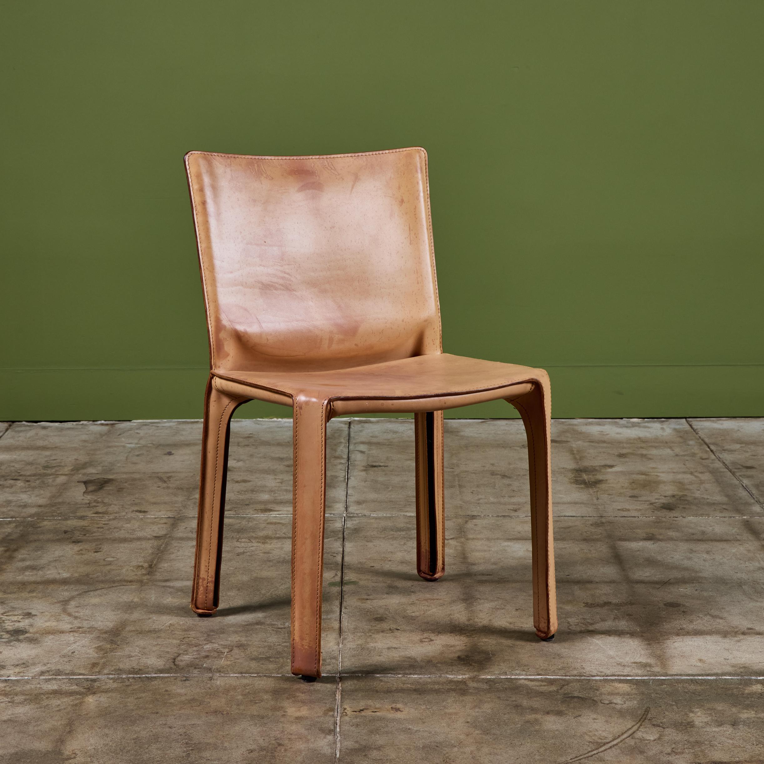 Mario Bellini Cab Beistell-Esszimmerstuhl für Cassina im Angebot 12