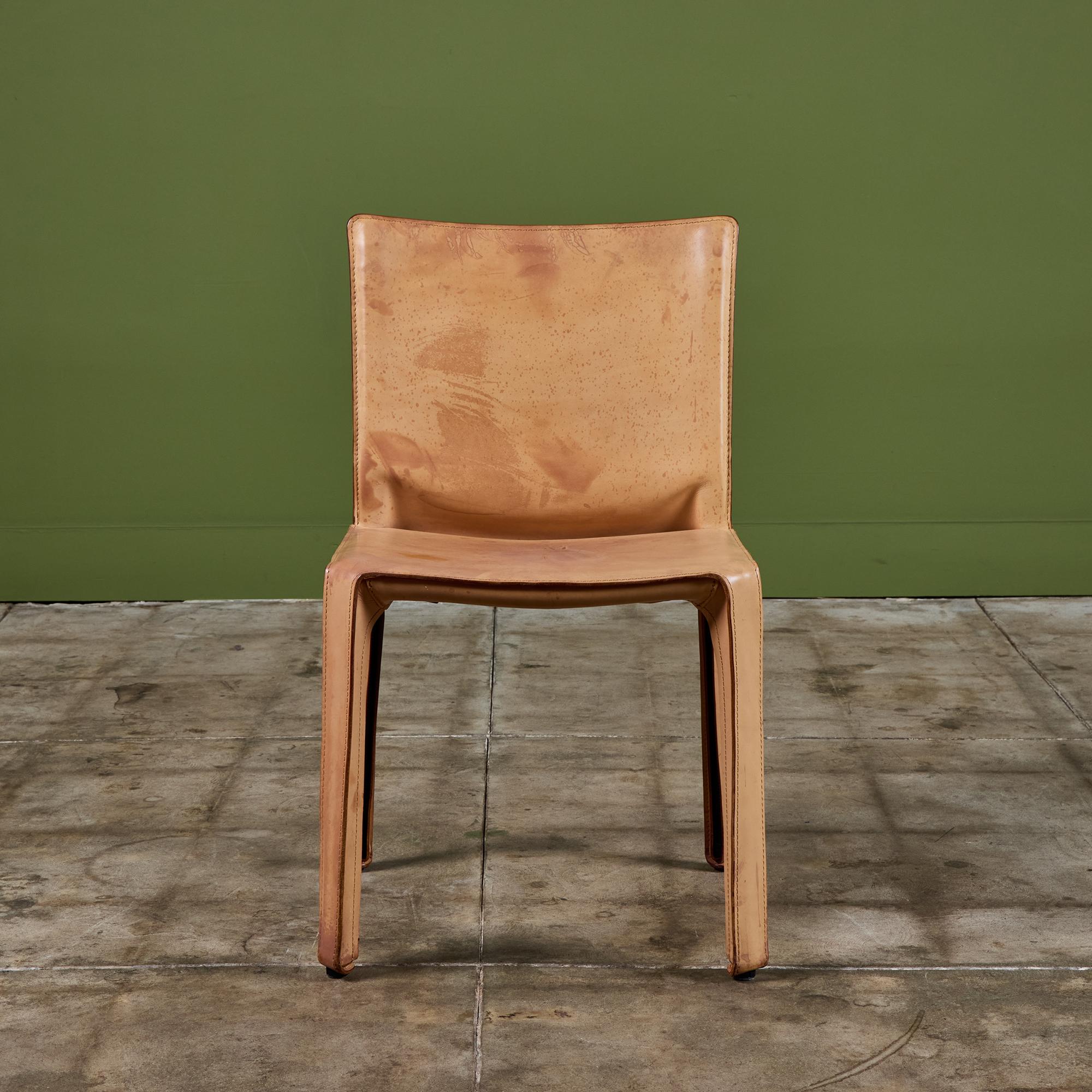 Mario Bellini Cab Beistell-Esszimmerstuhl für Cassina im Angebot 13