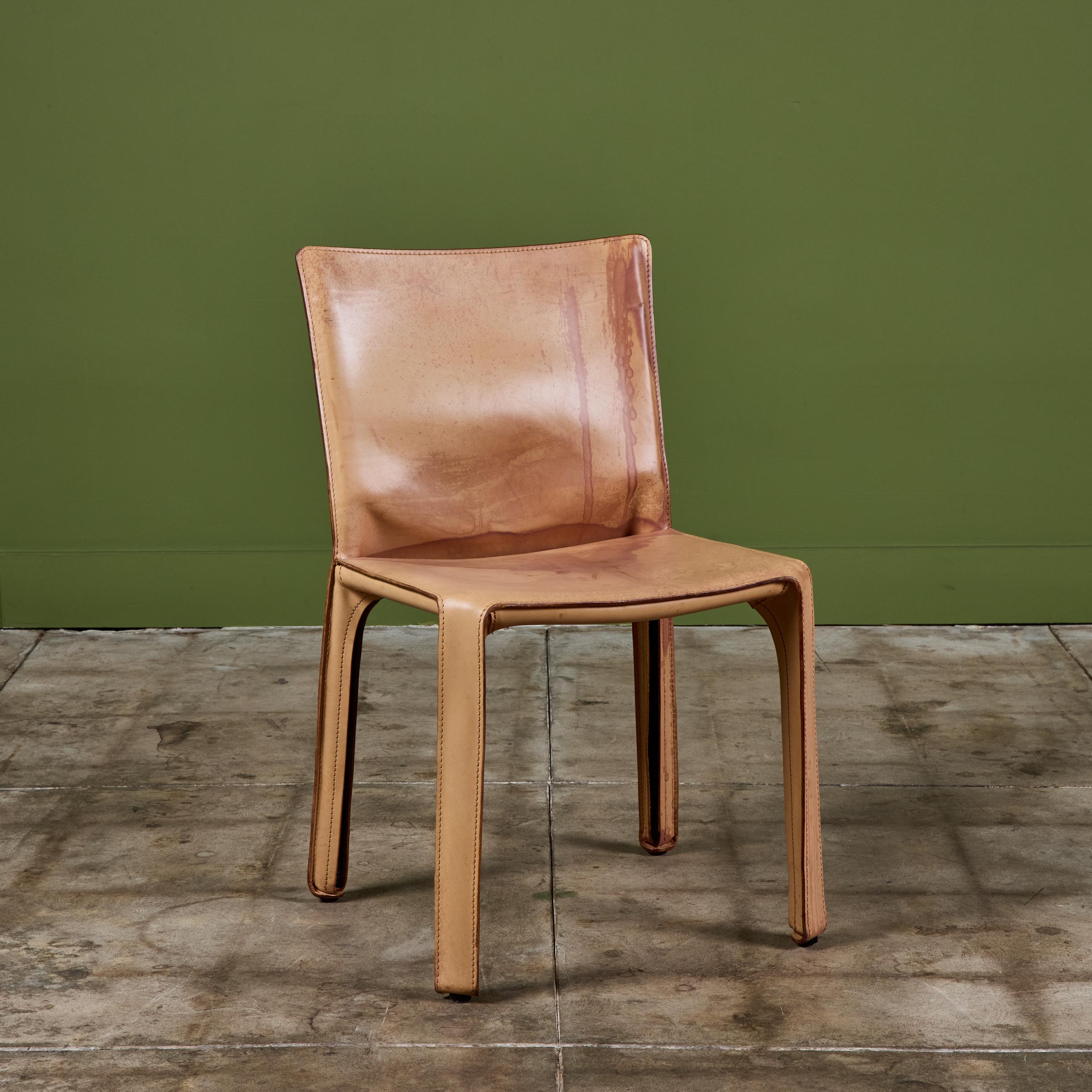 Mario Bellini Cab Beistell-Esszimmerstuhl für Cassina (Italienisch) im Angebot