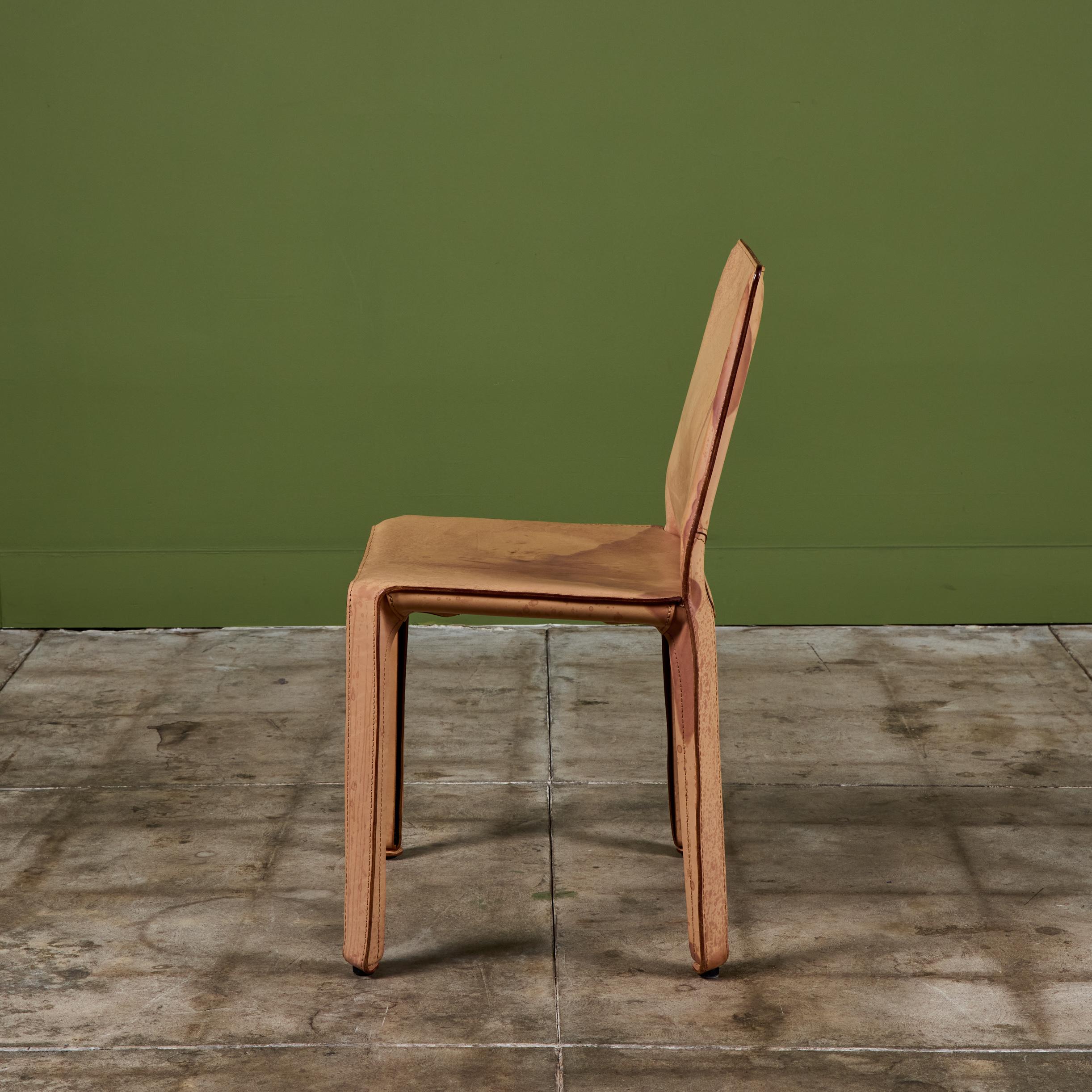 Mario Bellini Cab Beistell-Esszimmerstuhl für Cassina im Angebot 2