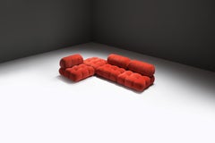 Mario Bellini “Camaleonda” Modular Sofa in Red Corduroy - Early B&B Italia ed.