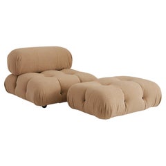Mario Bellini "Camaleonda", 1970s Modular Chair and Ottoman B&B Italia