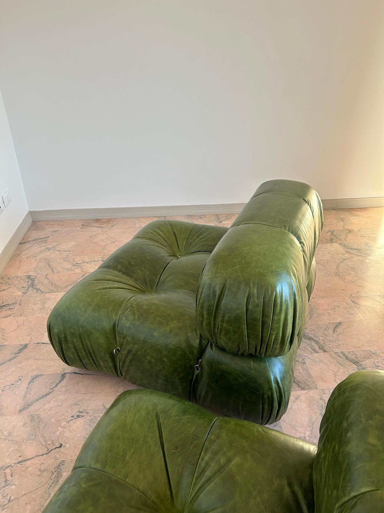 Mario Bellini Camaleonda 2 Elemente Sofa für B&B, Italien, 1970er Jahre im Angebot 3