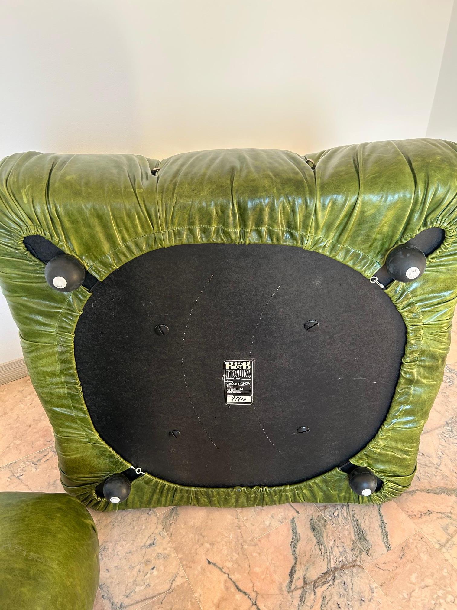 Mario Bellini Camaleonda 2 Elemente Sofa für B&B, Italien, 1970er Jahre im Angebot 5