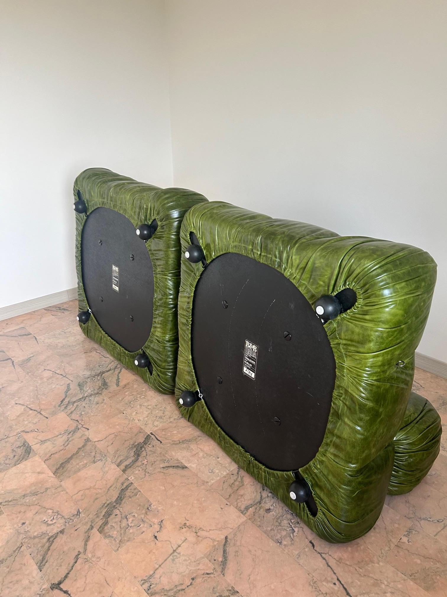 Mario Bellini Camaleonda Sofá de 2 elementos para B&B, Italia, 1970s en venta 14