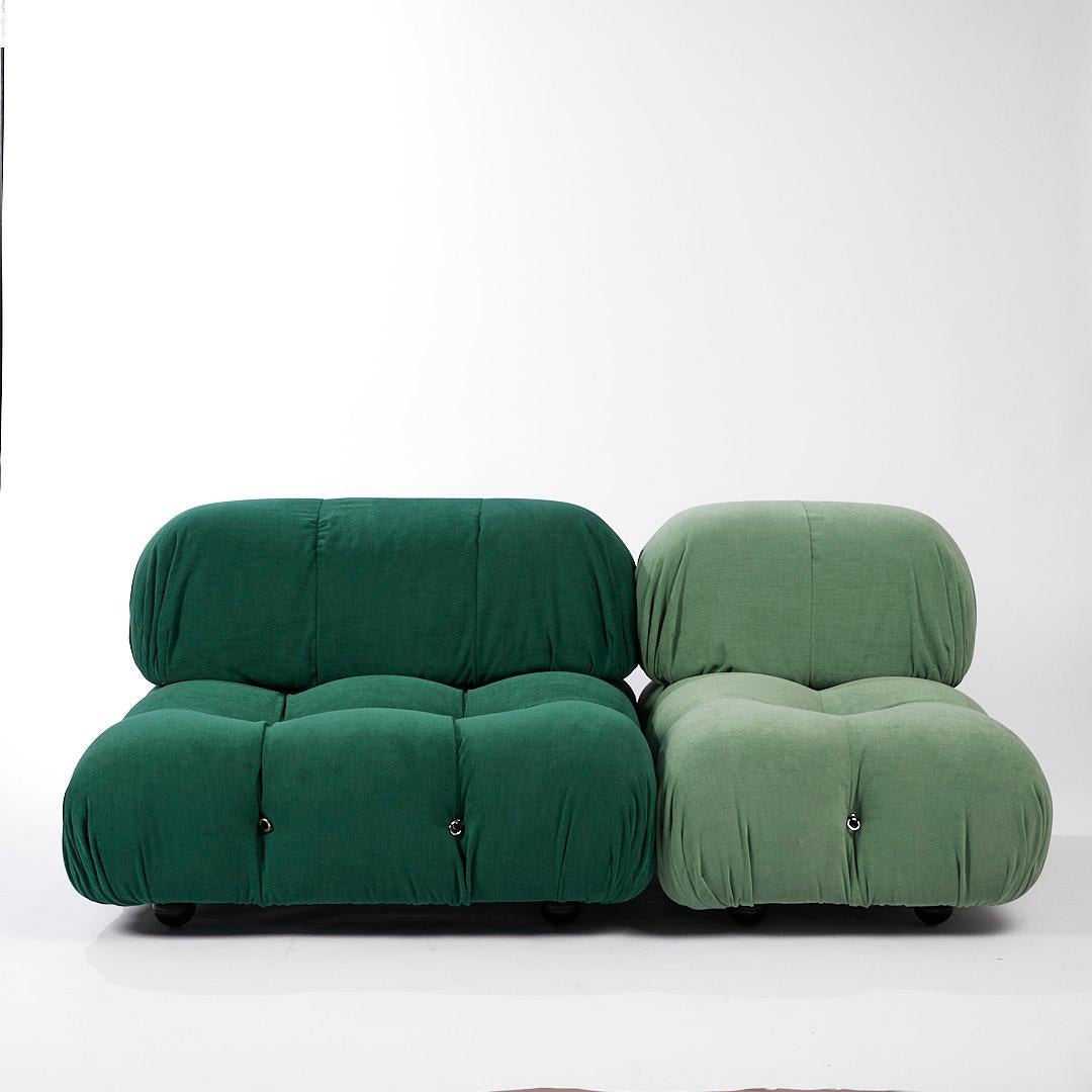 Mario Bellini (Né en 1935)
Camaleonda + Gli Scacchi, 1972
C&B Italia éditeur
Stamped of the 28 jully 1972

It's January 1972 and you've just bought a sublime villa in Monza, near Milan.
You are excited to choose the sofa for your gigantic
