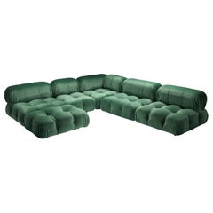 Mario Bellini Camaleonda in Pierre Frey Velvet Green Upholstery