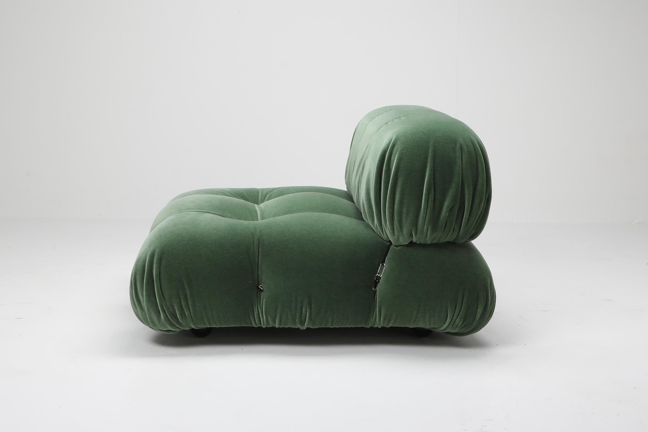 Mario Bellini Camaleonda Loungesessel aus Mohairwolle von Pierre Frey, italienisches Design im Zustand „Hervorragend“ im Angebot in Antwerp, BE