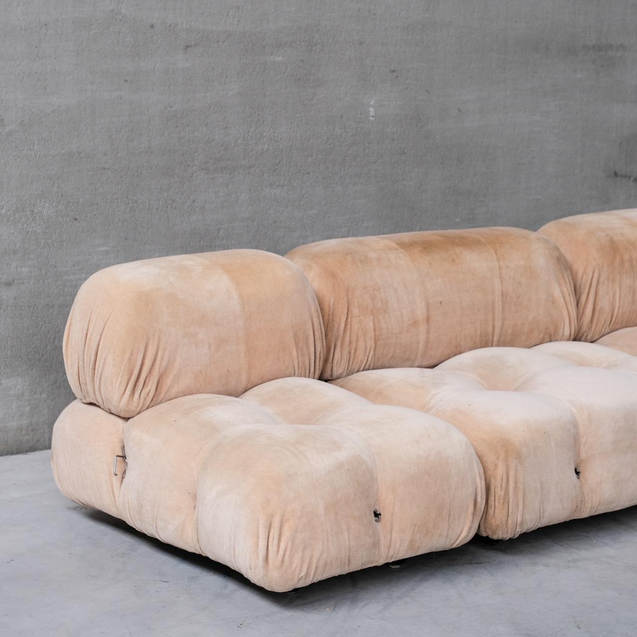 Mid-Century Modern Mario Bellini 'Camaleonda' Mid-Century Modular Sofa B&B Italia For Sale