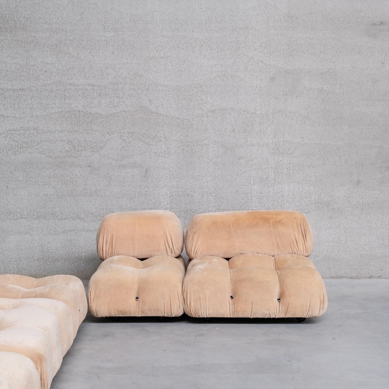 Modulares Sofa „Camaleonda“ von Mario Bellini aus der Mitte des Jahrhunderts, B Italia (Stoff) im Angebot