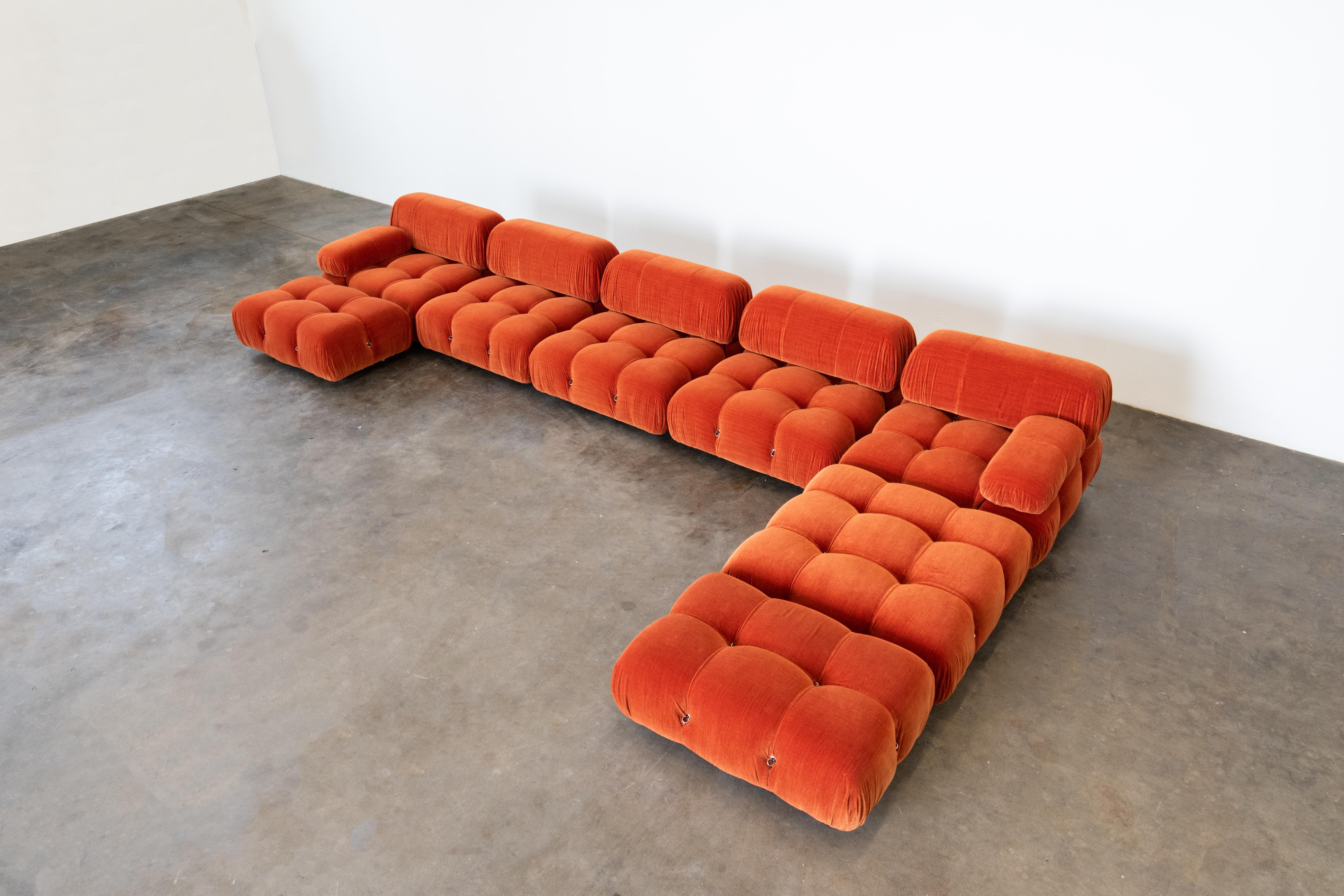 Mario Bellini, Camaleonda Modular Sofa, C&B, 1970s Mid-Century Modern For Sale 4
