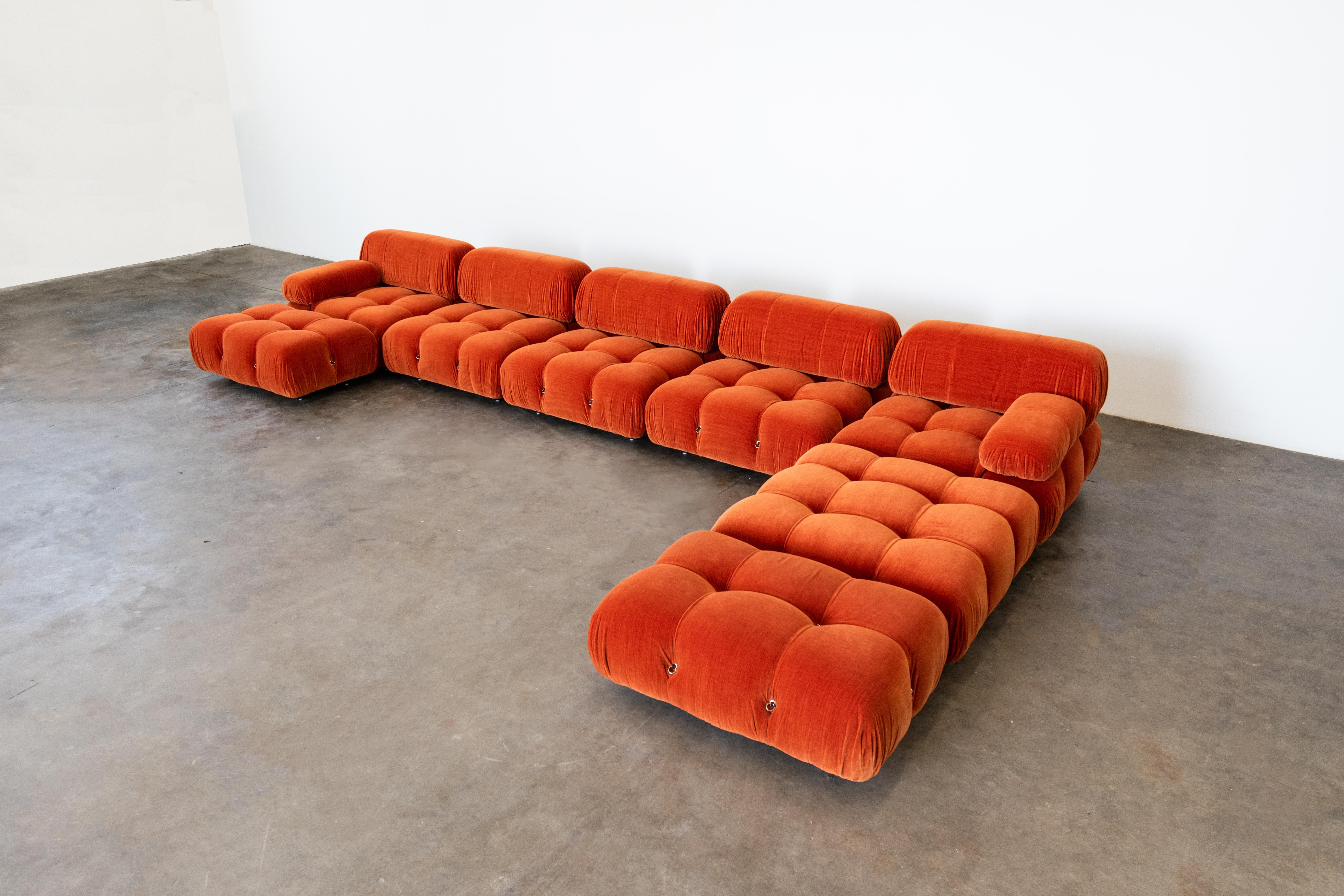 Mario Bellini, Camaleonda Modular Sofa, C&B, 1970s Mid-Century Modern For Sale 5