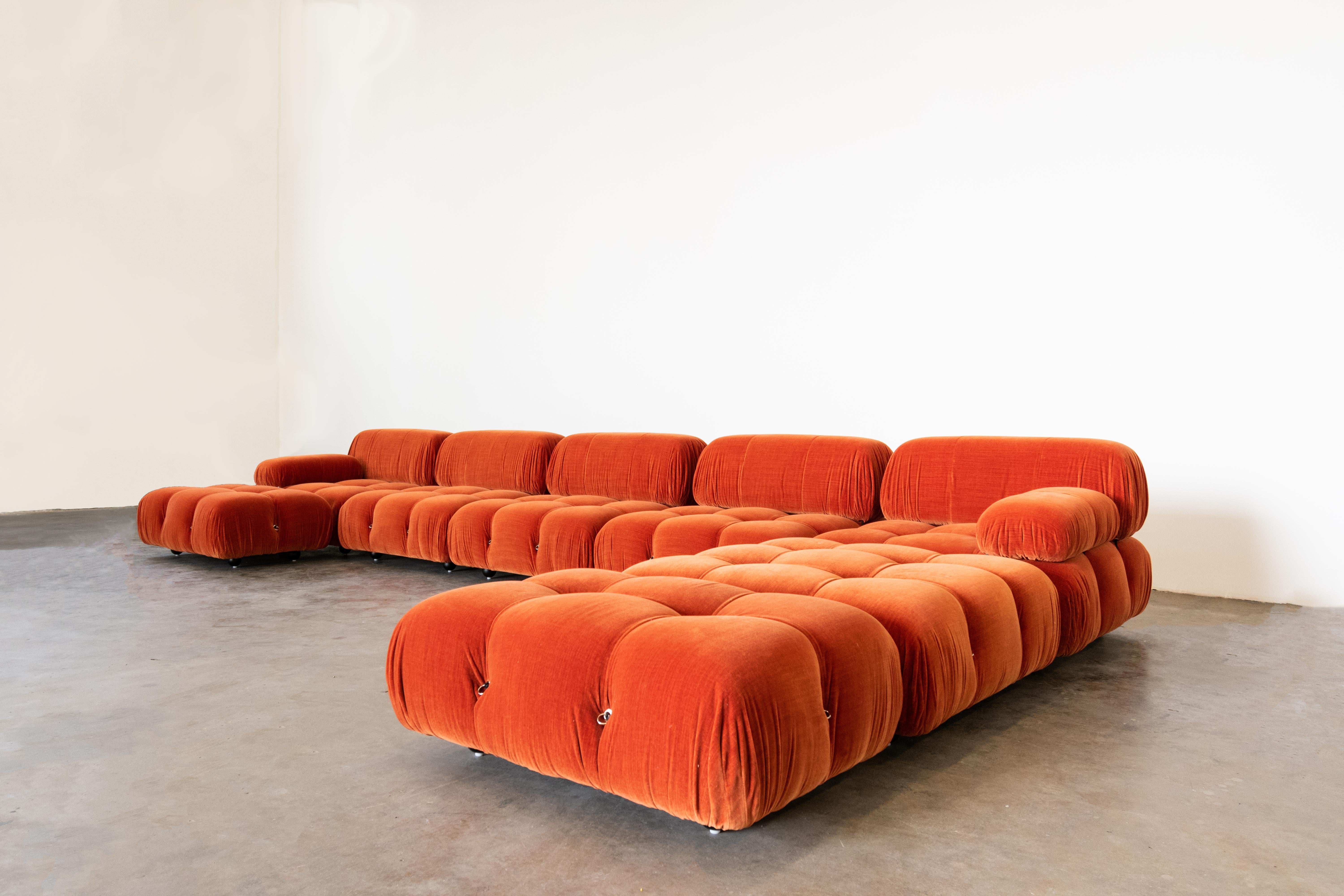 Mario Bellini, Camaleonda Modular Sofa, C&B, 1970s Mid-Century Modern For Sale 6