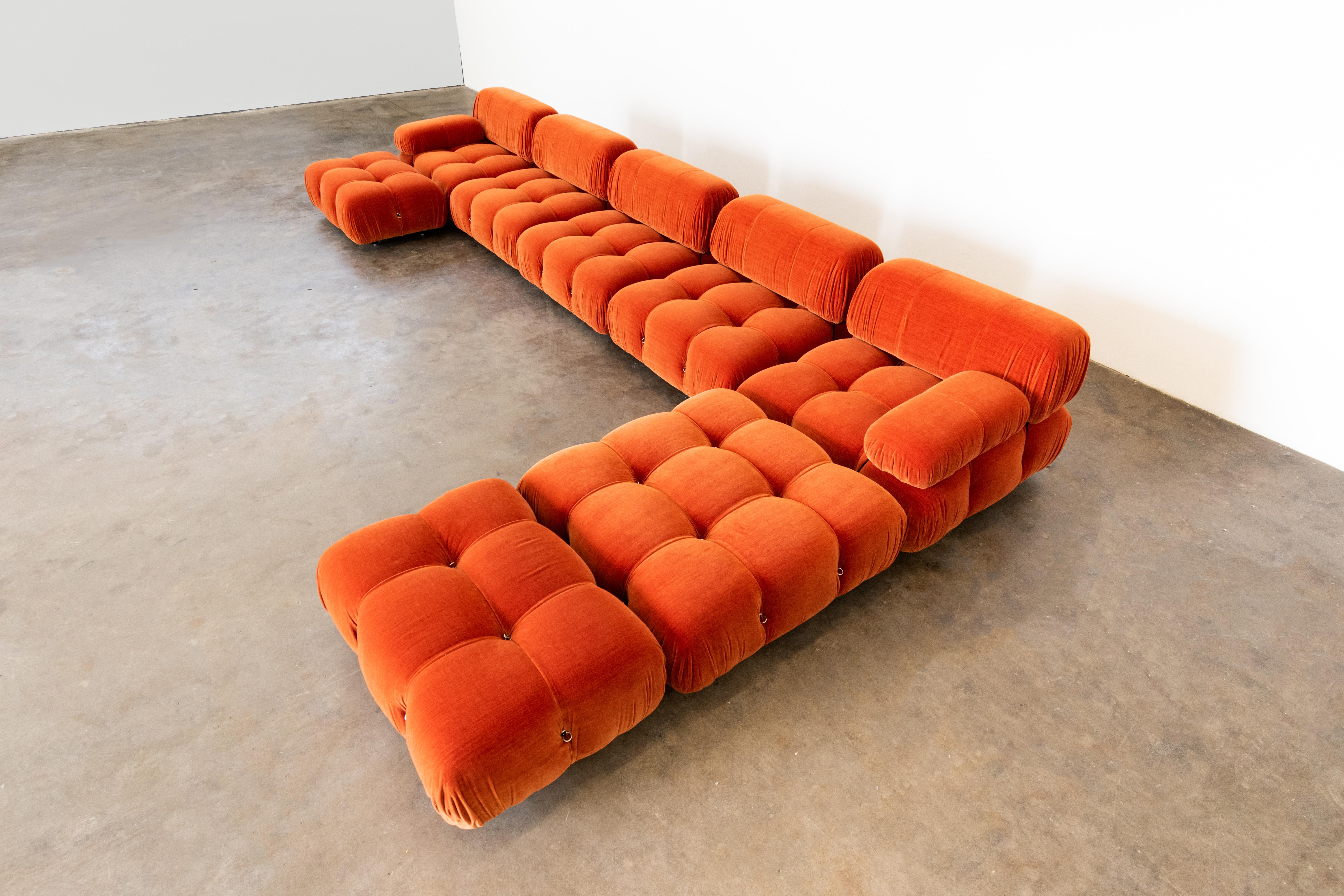 Mario Bellini, Camaleonda Modular Sofa, C&B, 1970s Mid-Century Modern For Sale 7