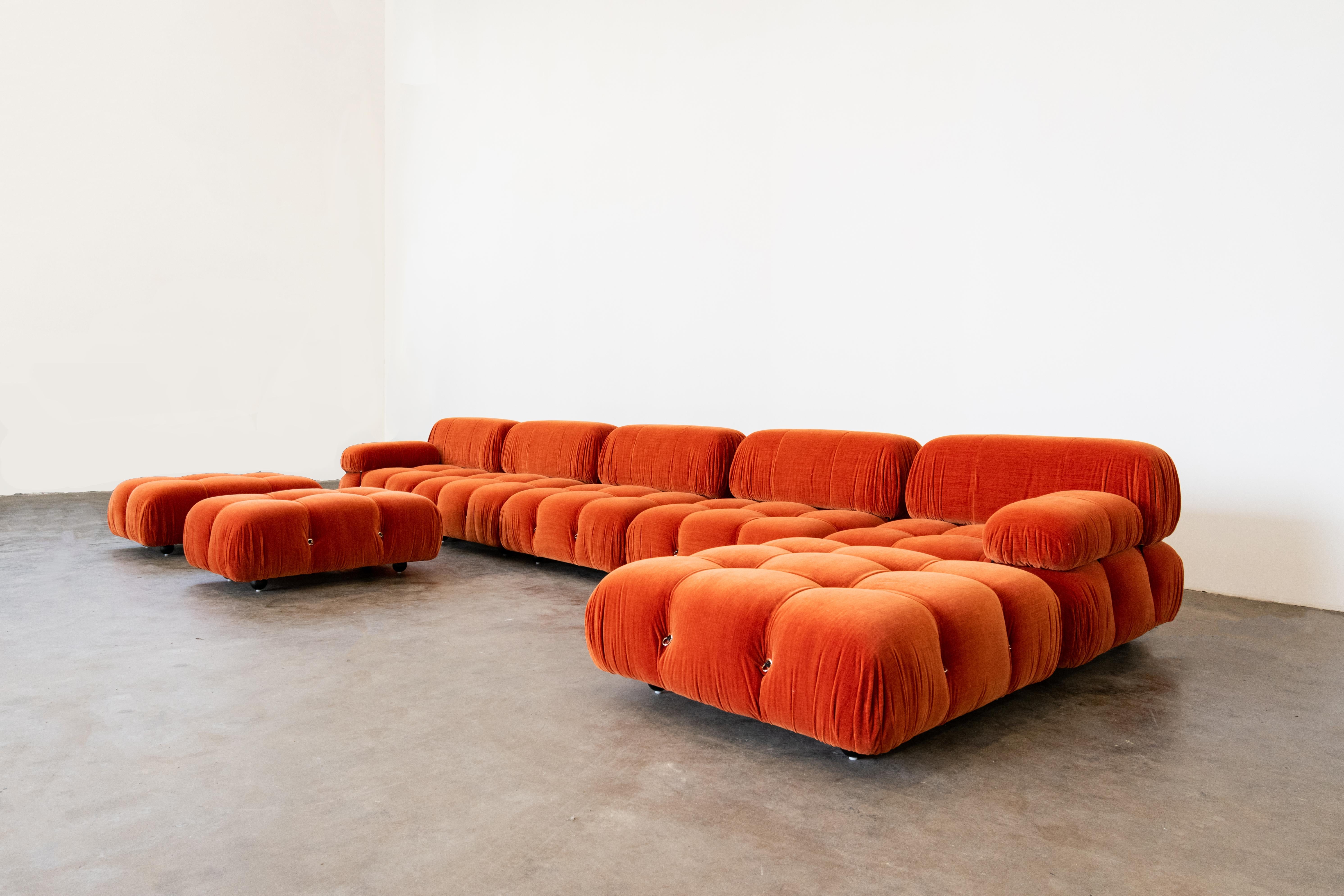 Late 20th Century Mario Bellini, Camaleonda Modular Sofa, C&B, 1970s Mid-Century Modern For Sale