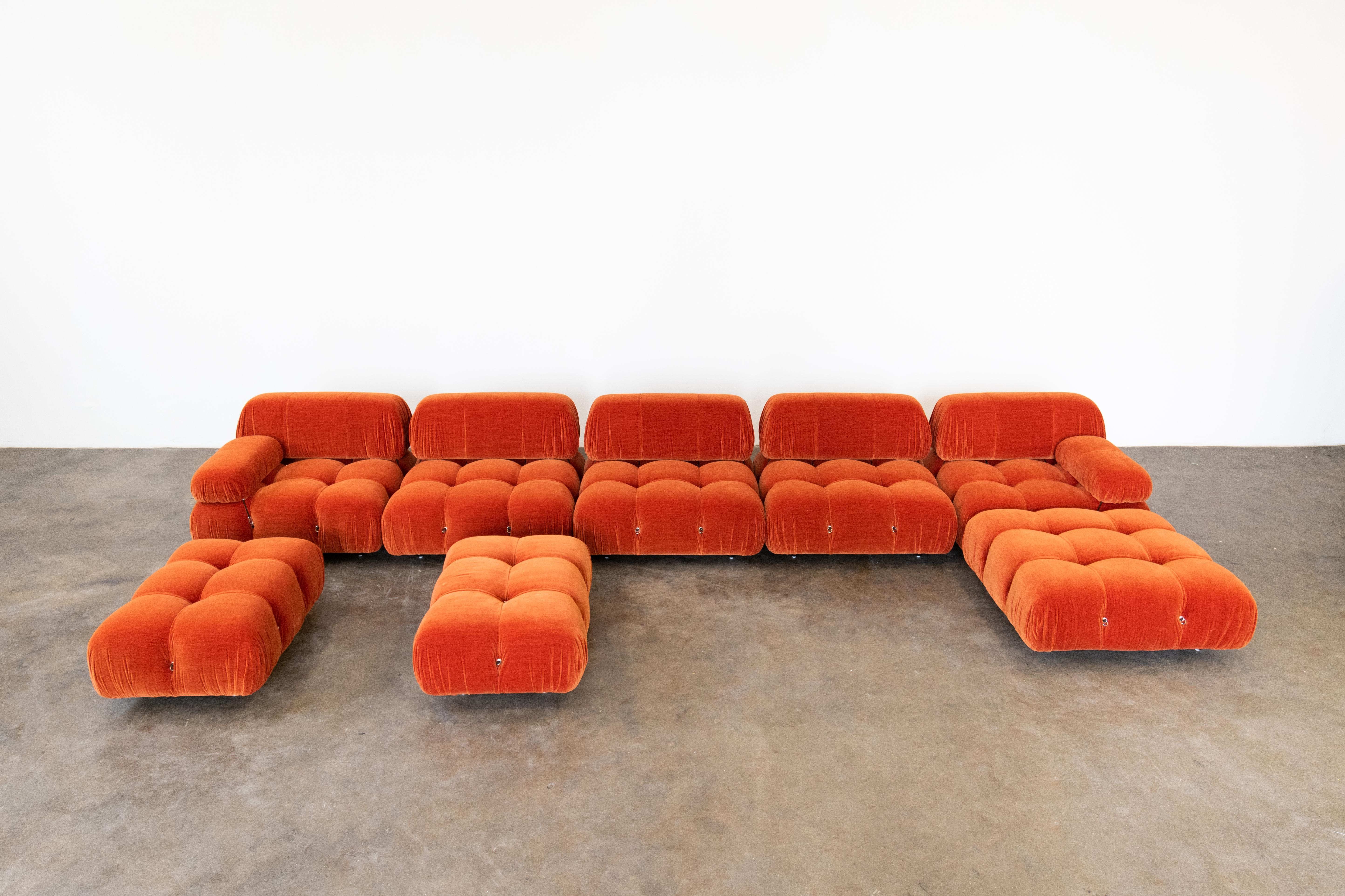 Mario Bellini, Camaleonda Modular Sofa, C&B, 1970s Mid-Century Modern For Sale 1