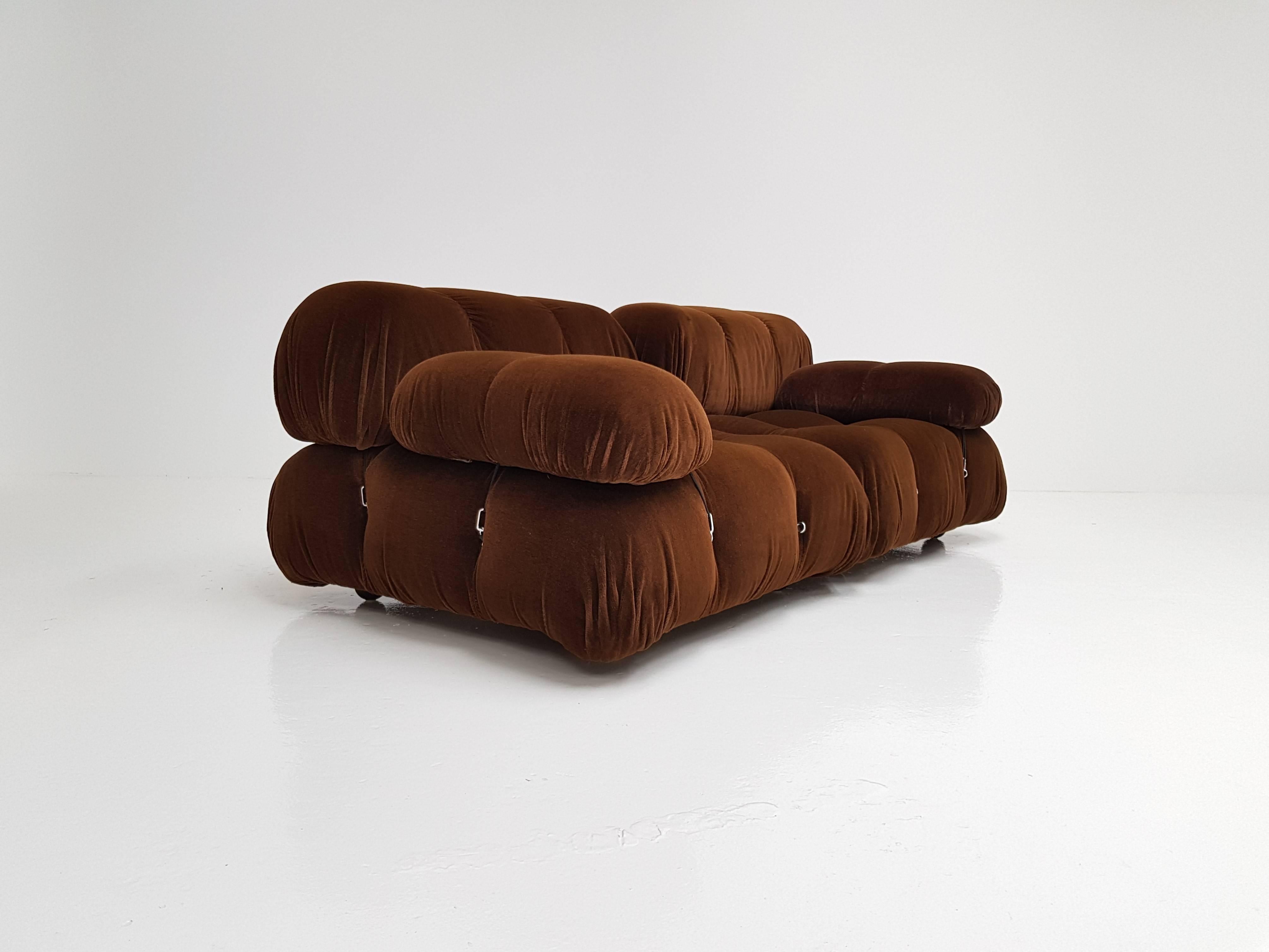 Mid-Century Modern Mario Bellini 'Camaleonda' Modular Sofa for B&B Italia, 1970s