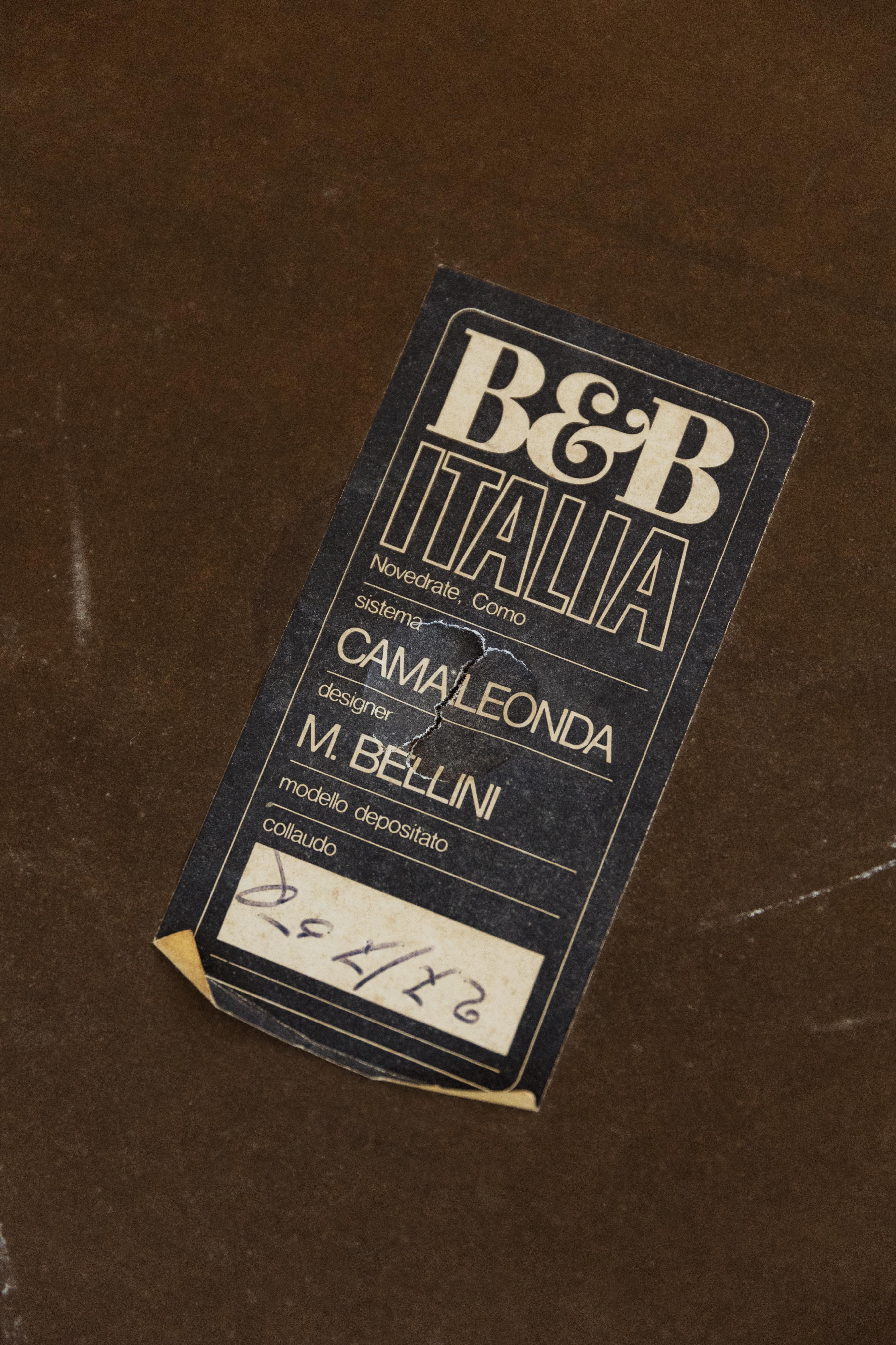 Canapé modulaire Camaleonda de Mario Bellini pour B&B Italia, 1970 en vente 2