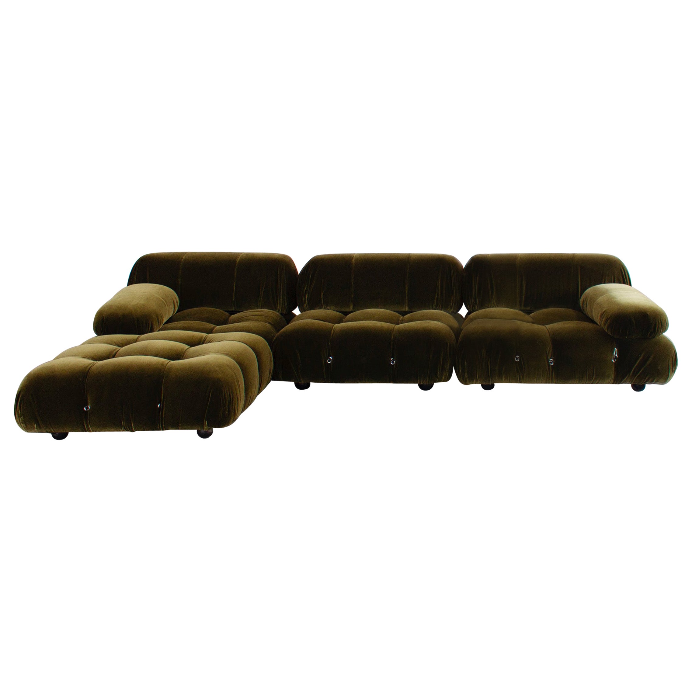 Mario Bellini "Camaleonda" Modular Sofa for B&B Italia by Rubelli, 1970