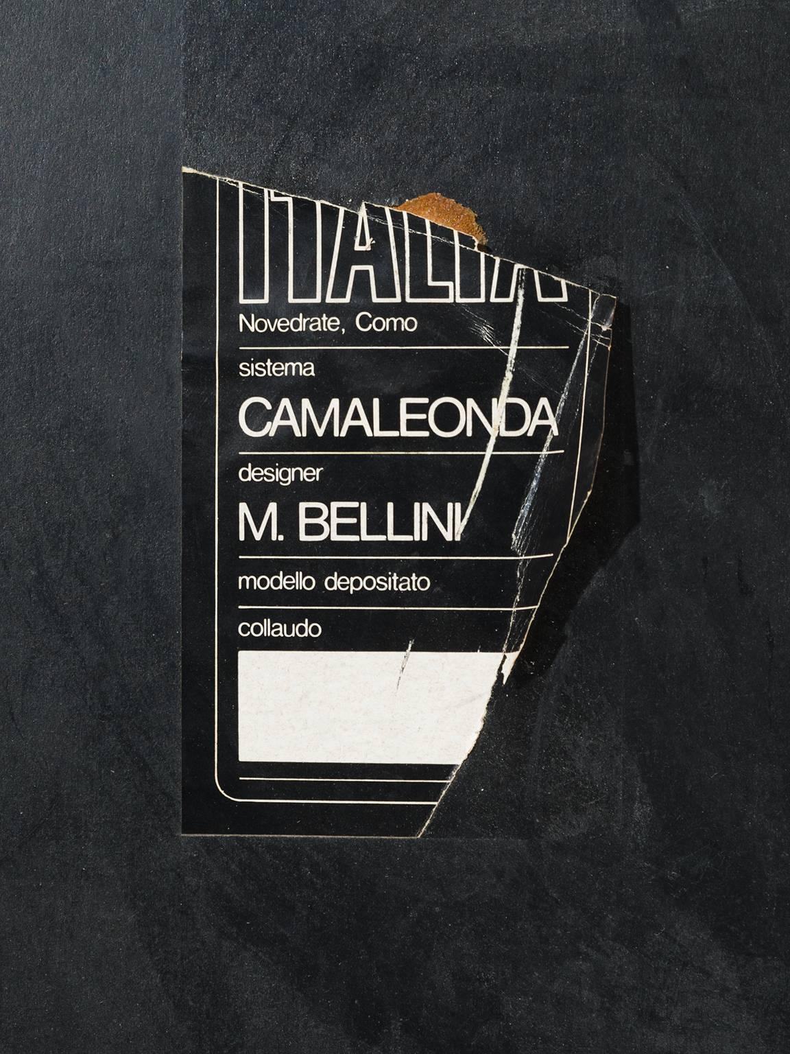 Canapé modulaire Mario Bellini 'Camaleonda' en cuir cognac d'origine 2