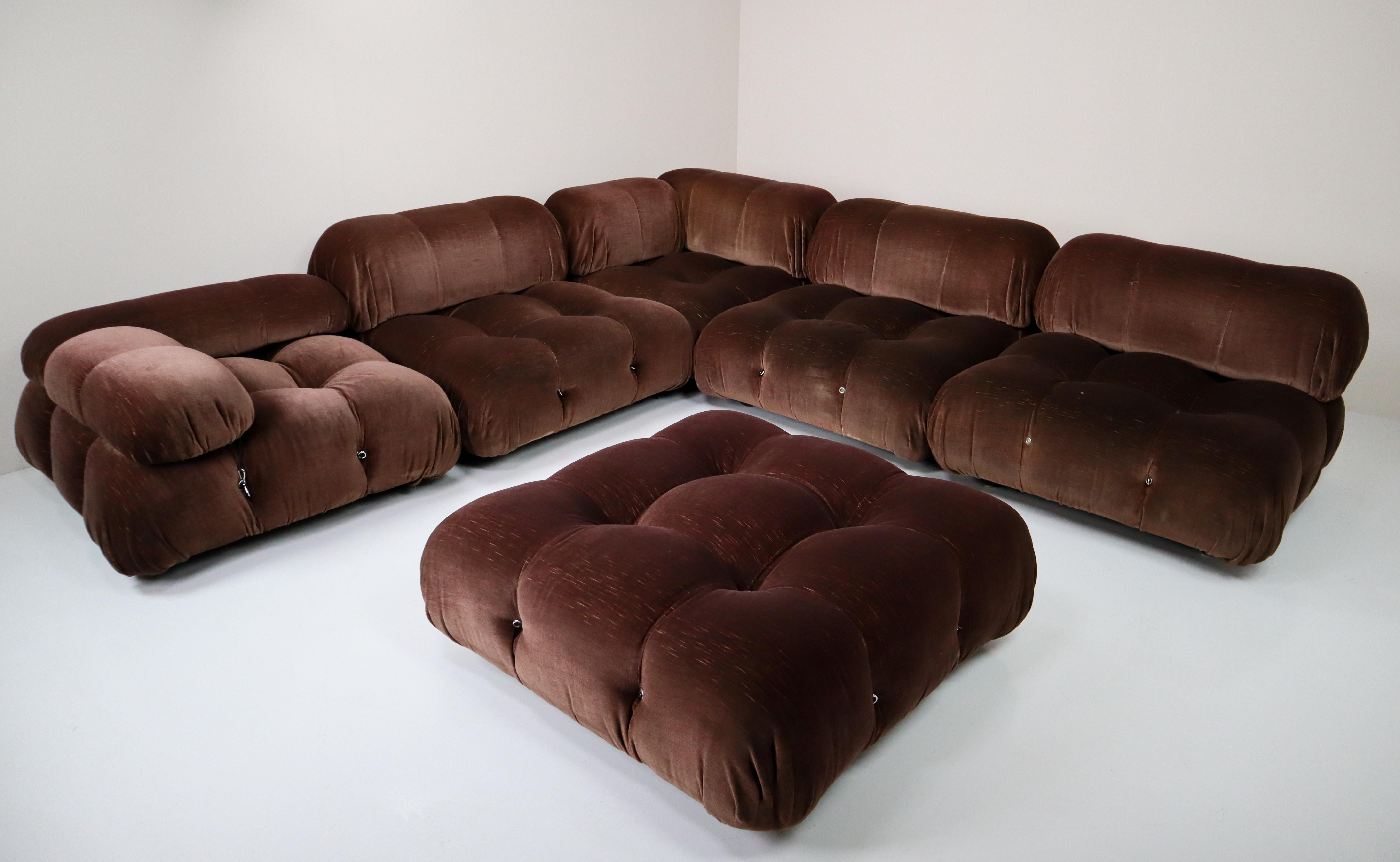 Mario Bellini 'Camaleonda' Modular Sofa in Original Fabric for C&B Italia, 1973 1