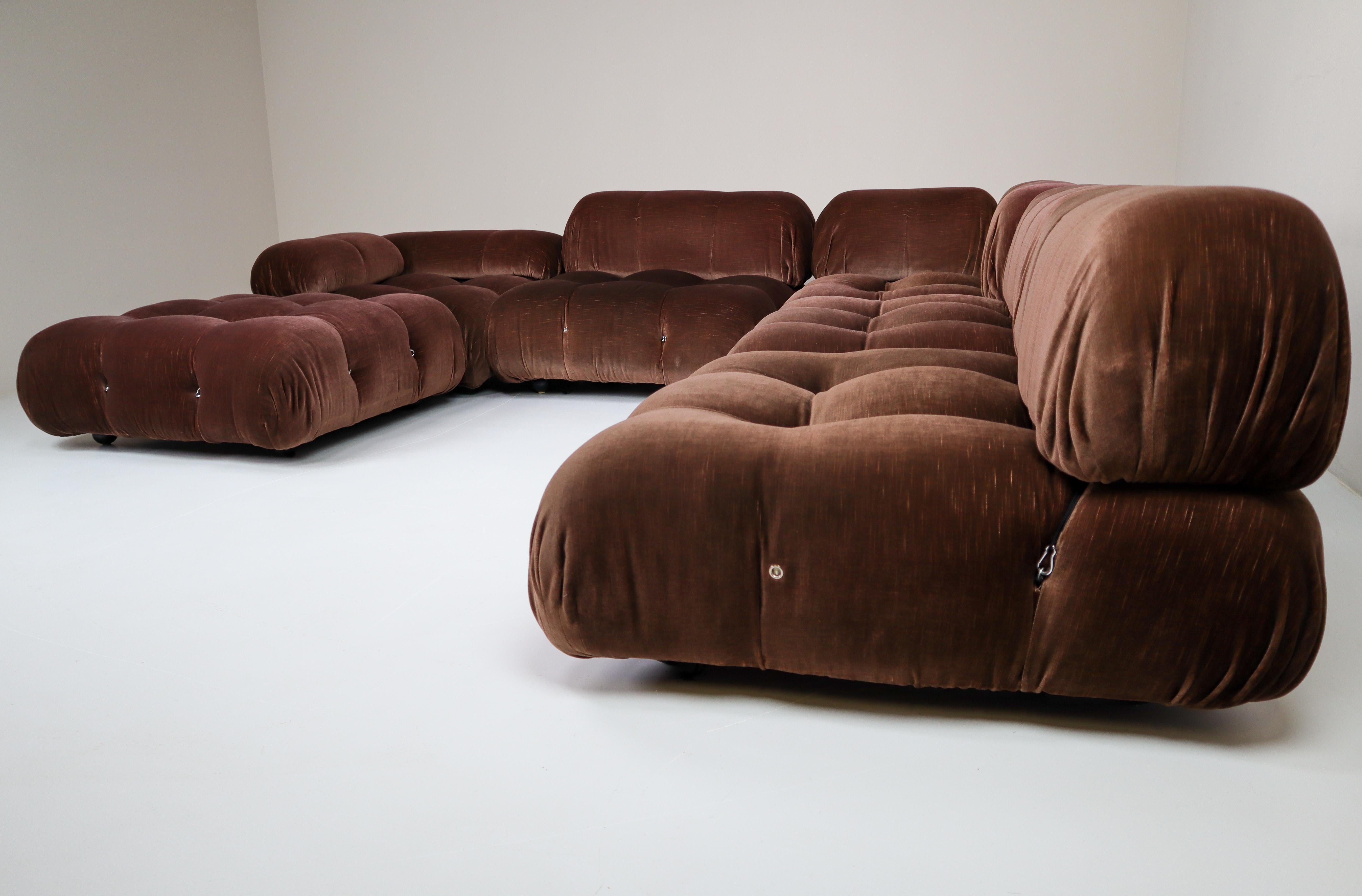 Mario Bellini 'Camaleonda' Modular Sofa in Original Fabric for C&B Italia, 1973 2