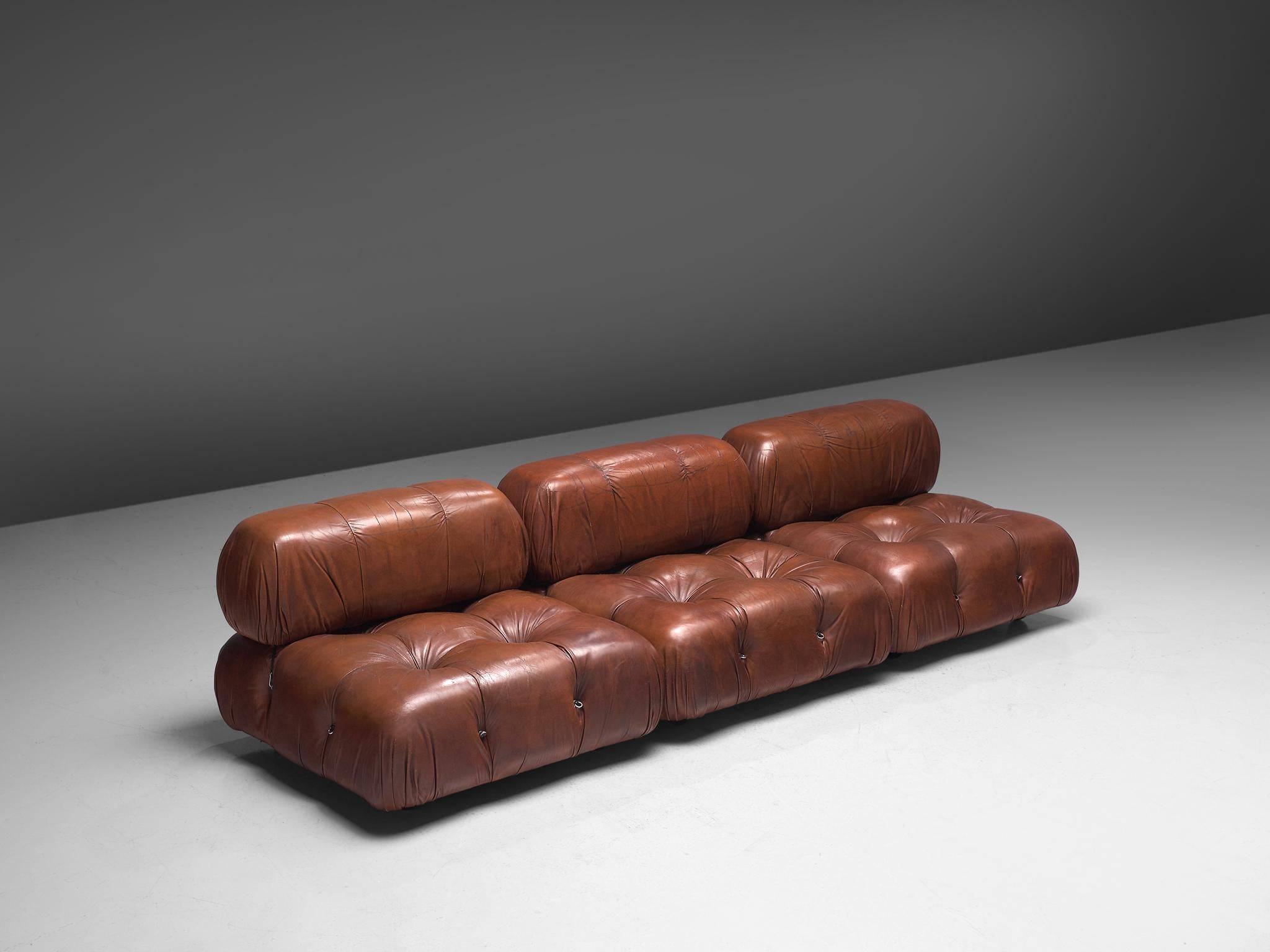 mario bellini sofa leather
