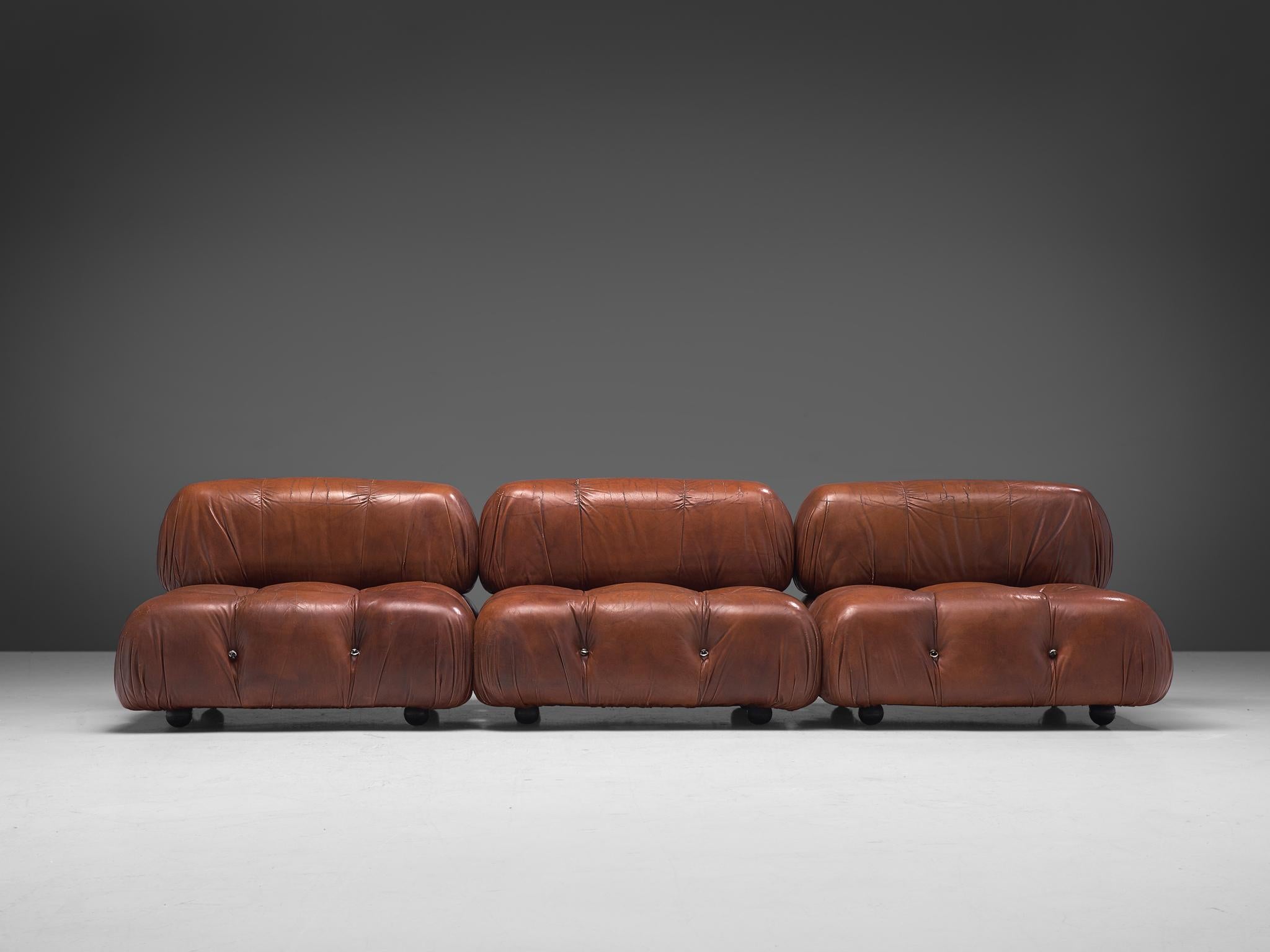 modular sofa leather